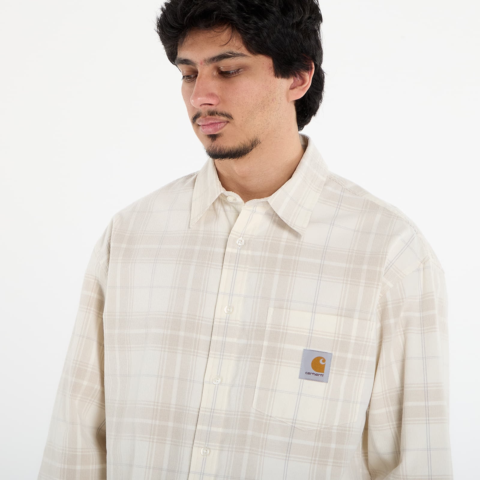Shirts Carhartt WIP L/S Wilber Shirt UNISEX Wilber Check/ Natural