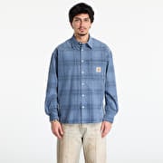 Carhartt WIP L/S Wilber Shirt UNISEX Wilber Check/ Velvet Blue
