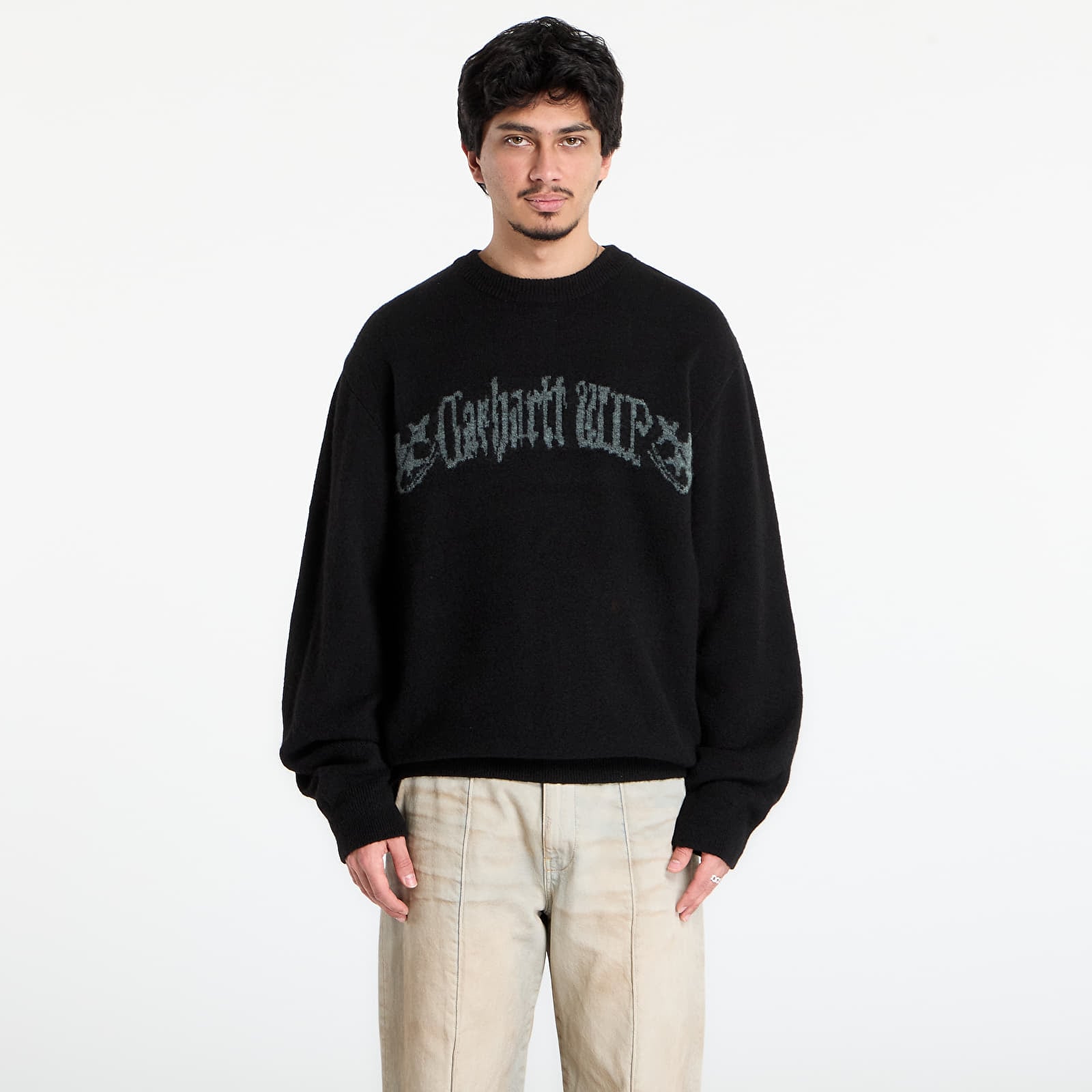 Ανδρικά πουλόβερ Carhartt WIP Commuting Sweater UNISEX Black