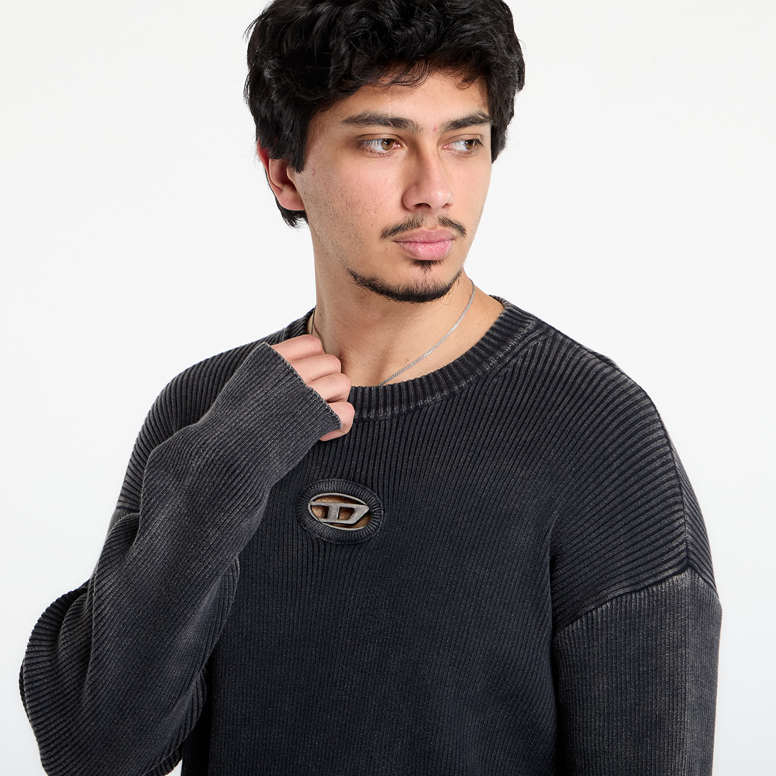Vīriešu džemperi DIESEL K-Darren-D Knitwear Black