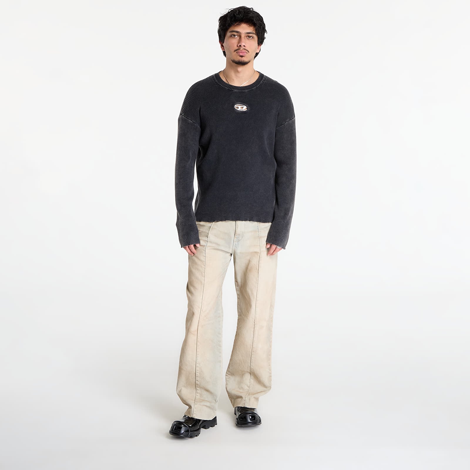 Vīriešu džemperi DIESEL K-Darren-D Knitwear Black