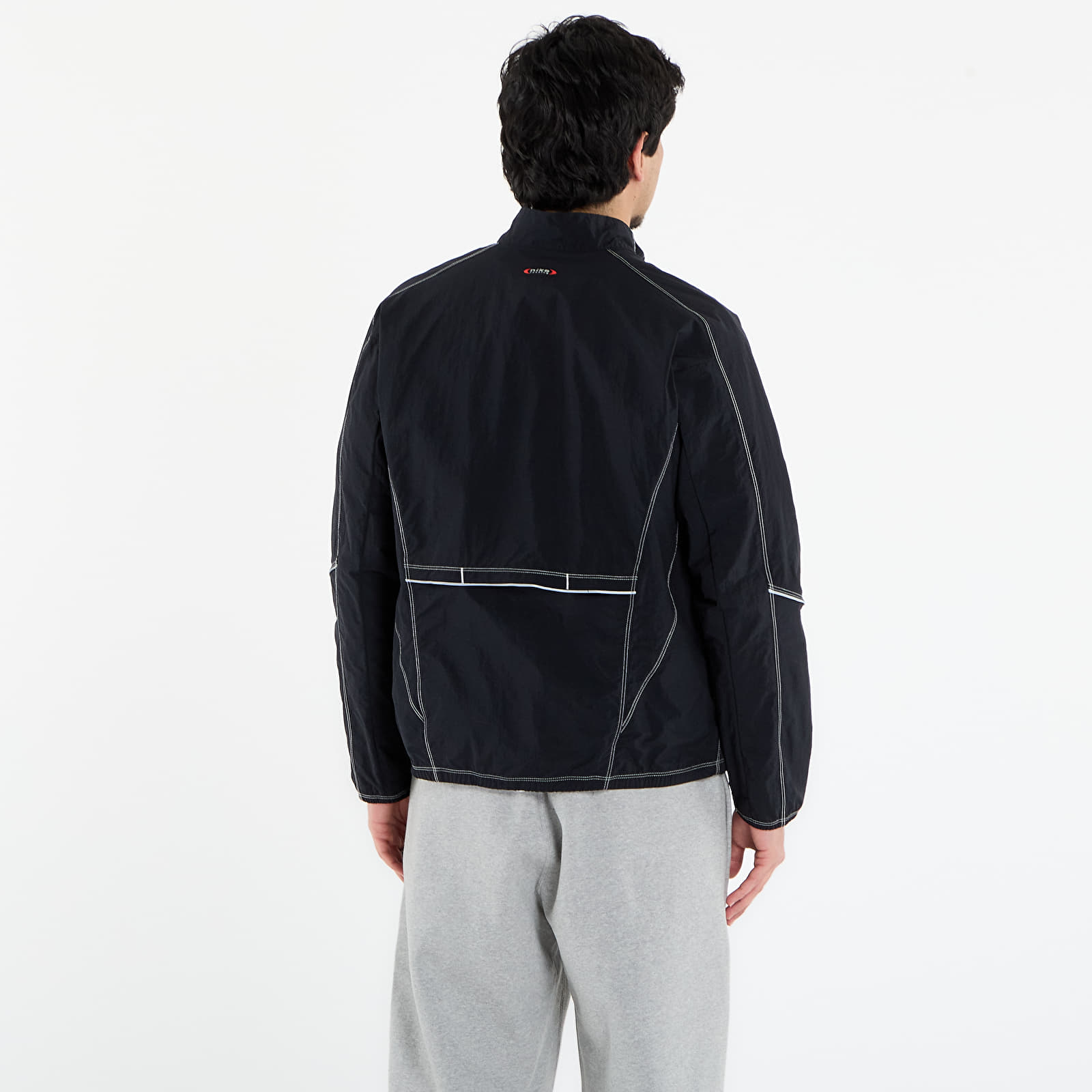 Kurtki męskie Nike Retro Men's Dri-FIT Track Jacket Black/ Black/ Black/ Reflective Silv