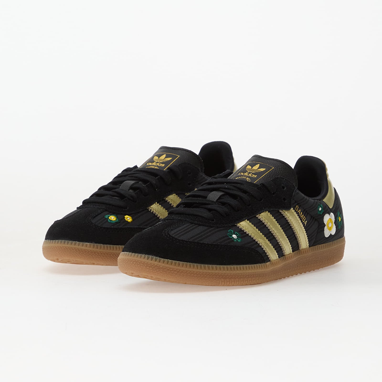 Women's sneakers and shoes adidas Samba Og W Core Black/ Gold Metallic/ Gum4