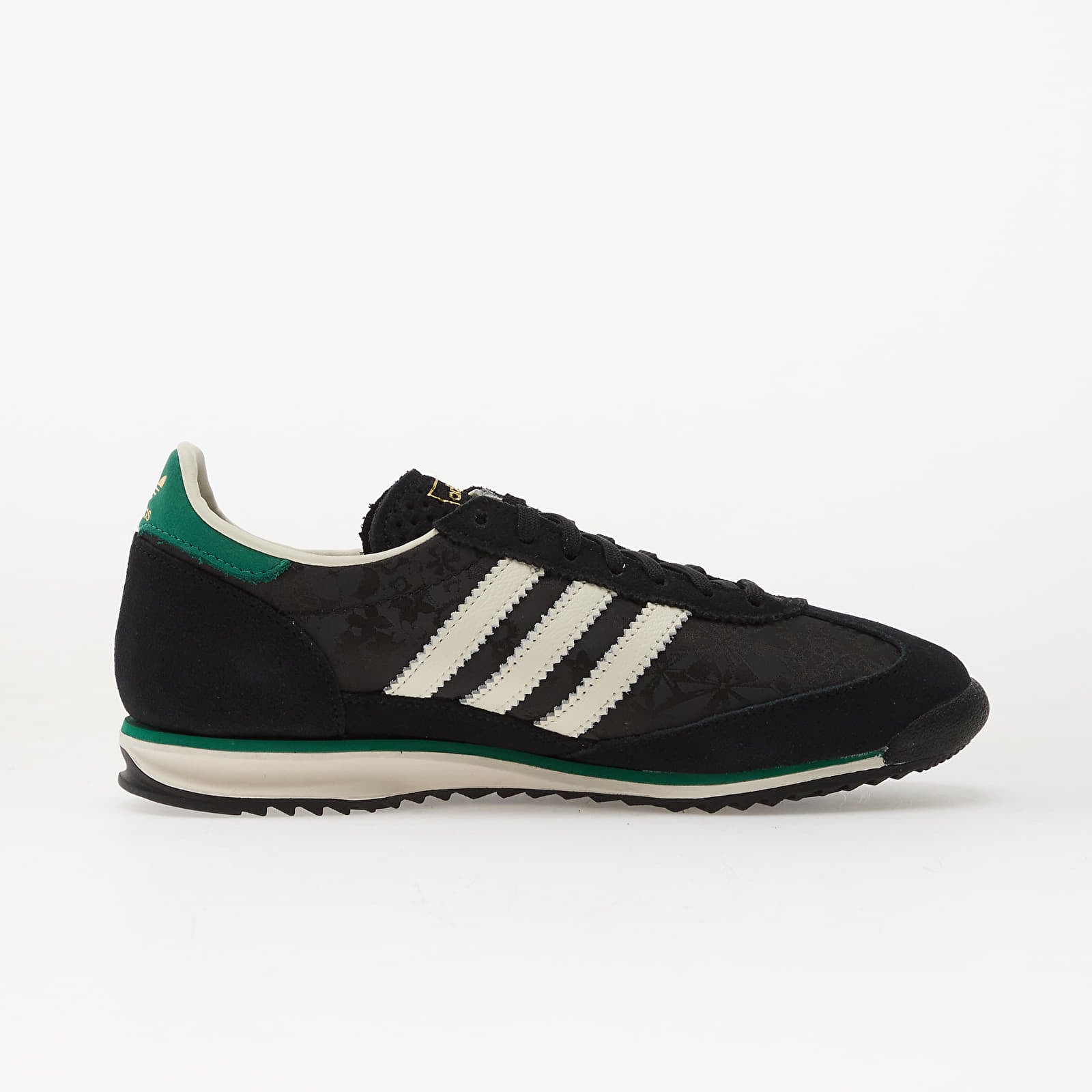 Women's sneakers and shoes adidas SL 72 OG Core Black/ Off White/ Bold Green