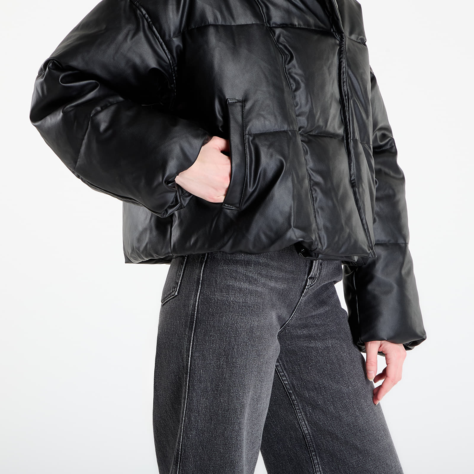Dámské bundy DIESEL W-Illey Jacket Black