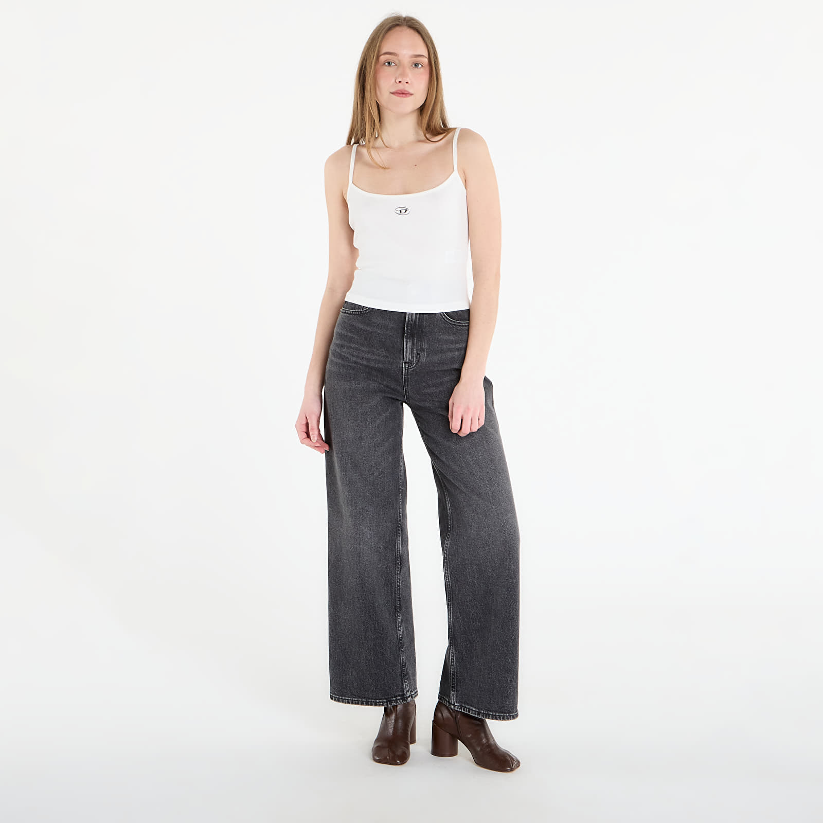 Ženski brezrokavniki DIESEL T-Hupy-Od Tank Top Off White