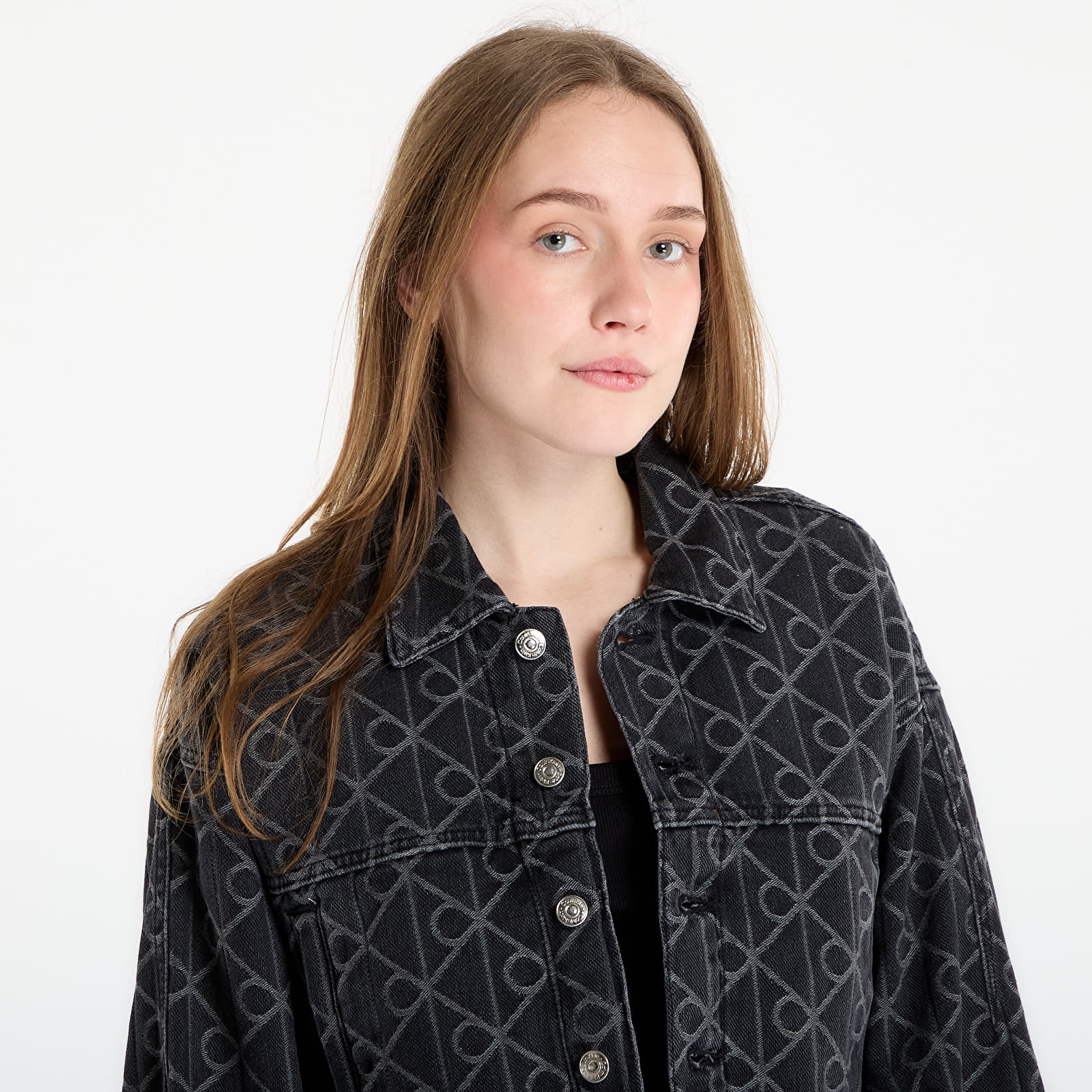 Women's jackets Calvin Klein Jeans Articulated Denim Jacket Black