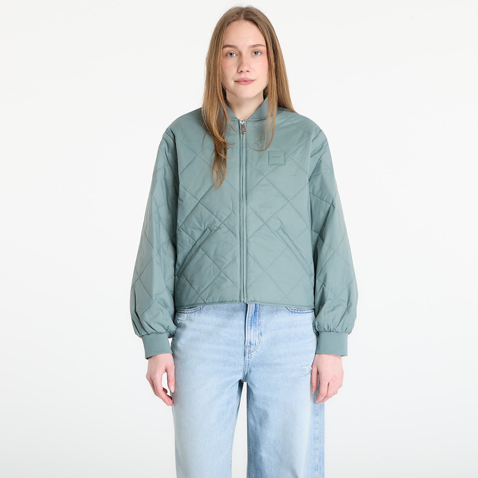 Jackets Calvin Klein Jeans Lightweight Quilted Jacket Grey