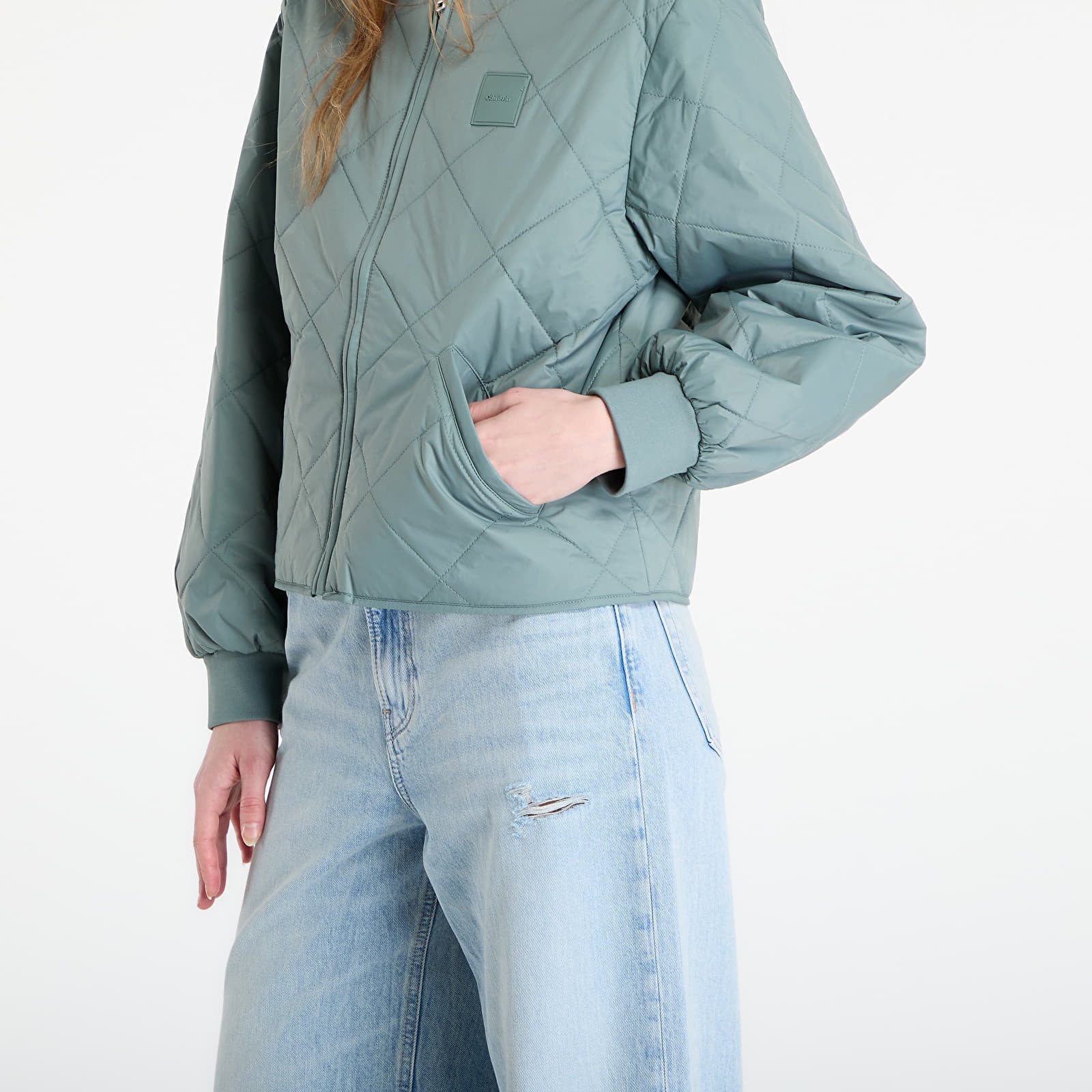 Jackets Calvin Klein Jeans Lightweight Quilted Jacket Grey