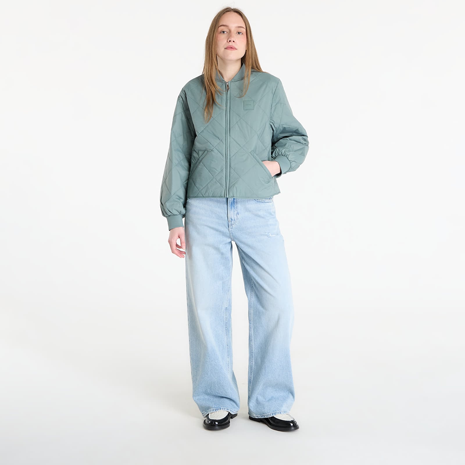 Jackets Calvin Klein Jeans Lightweight Quilted Jacket Grey