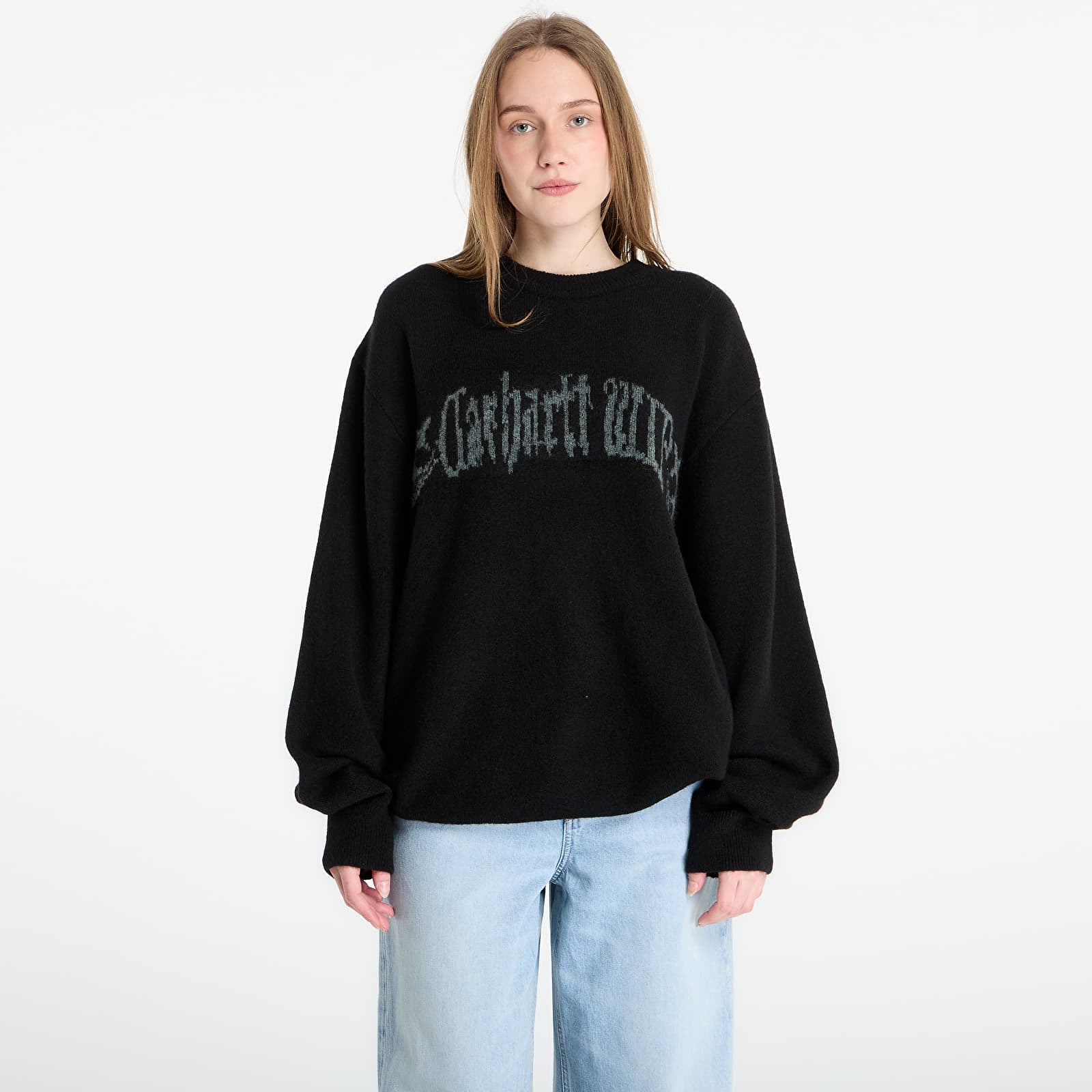 Ανδρικά πουλόβερ Carhartt WIP Commuting Sweater UNISEX Black