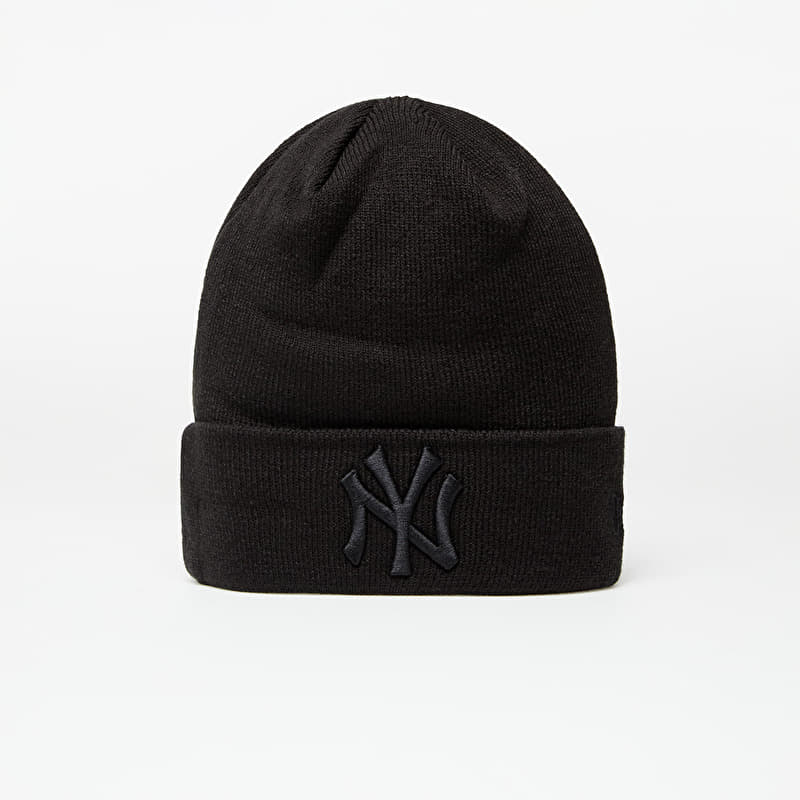 Bonnet New Era MLB Essential Cuff Knit Beanie NY černý