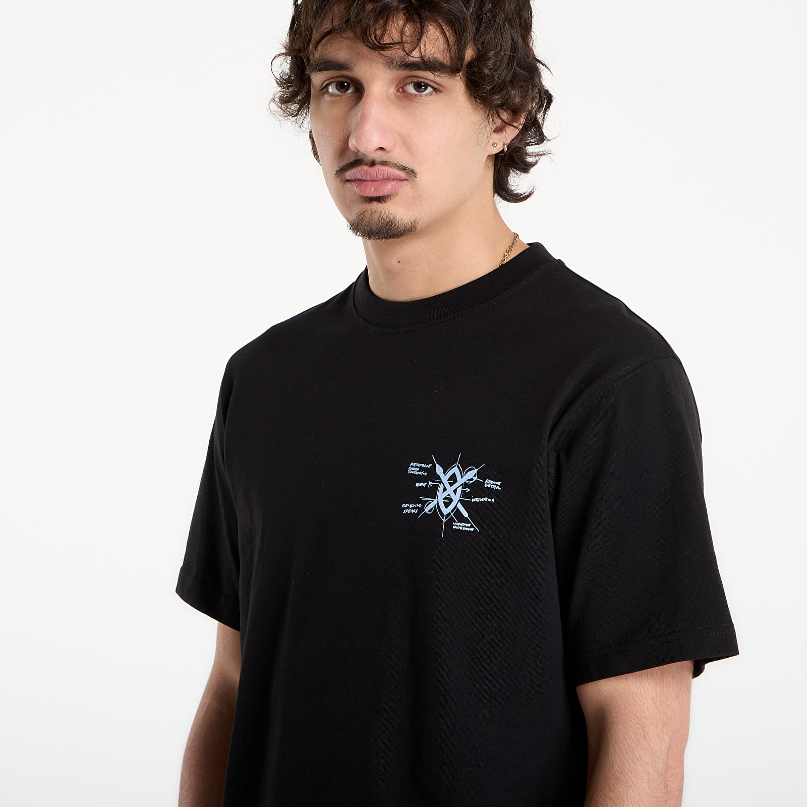 T-shirts Daily Paper Shield Evolution Ss Tee Black