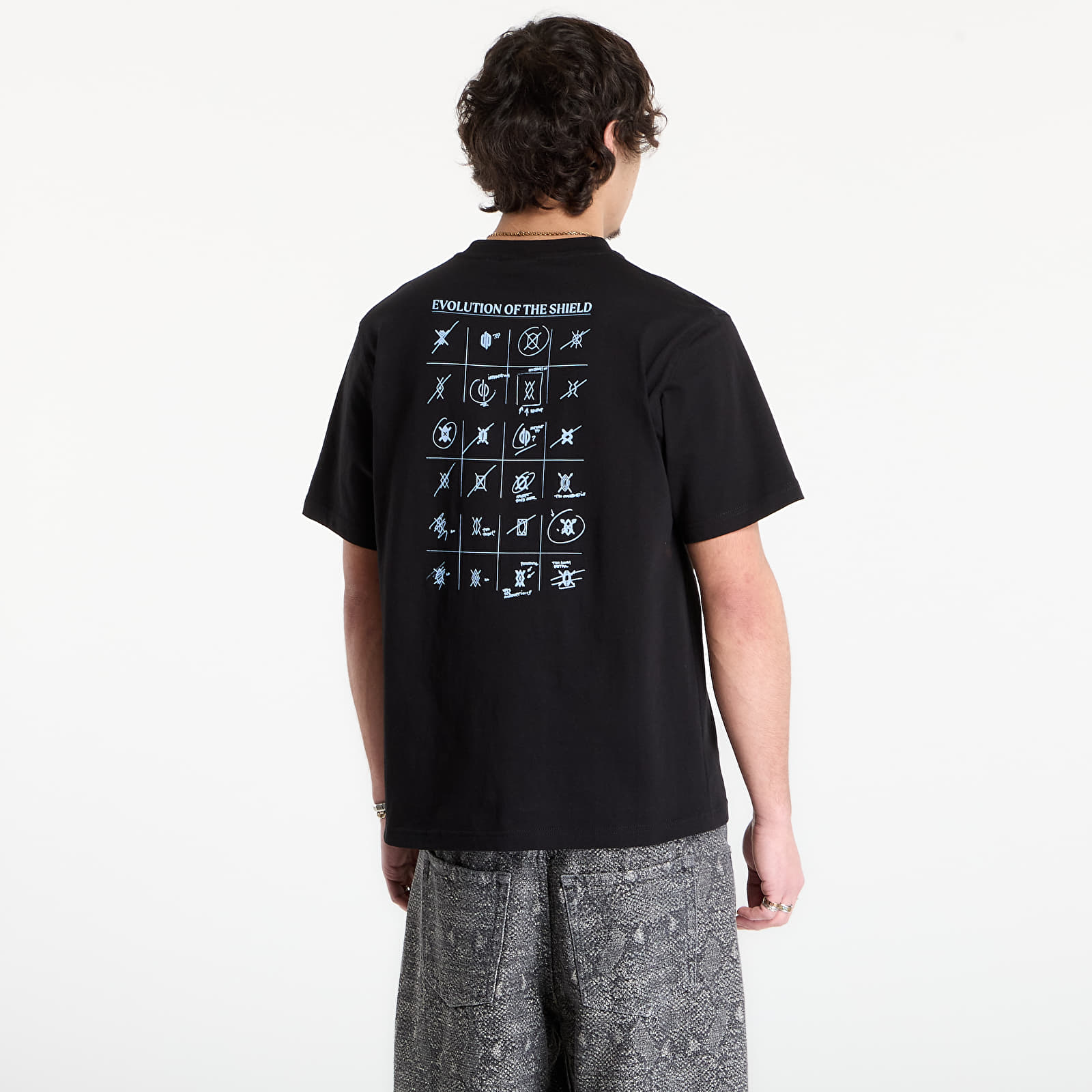 T-shirts Daily Paper Shield Evolution Ss Tee Black
