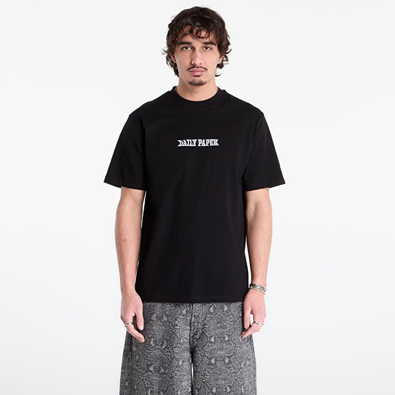 Тениска Daily Paper Oil Can Ss Tee Black