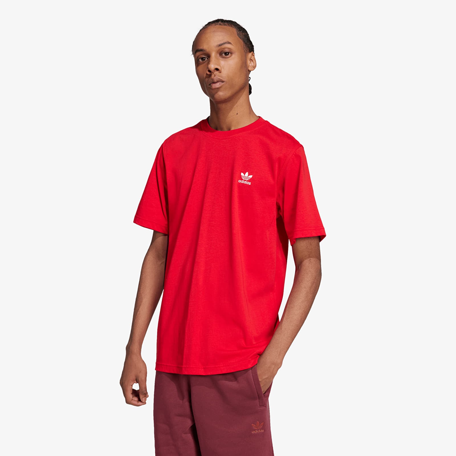 T-shirts adidas Trefoil Essentials Tee Better Scarlet