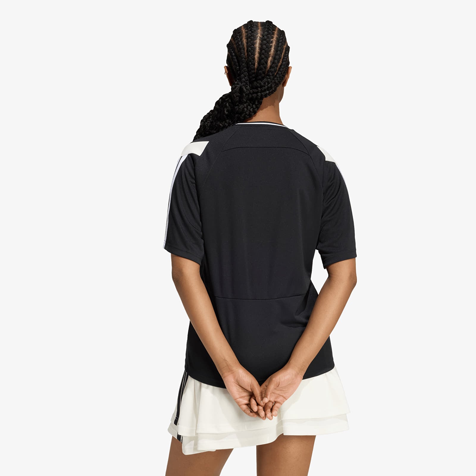 T-shirts adidas W Her Tee Black/ Off White/ White