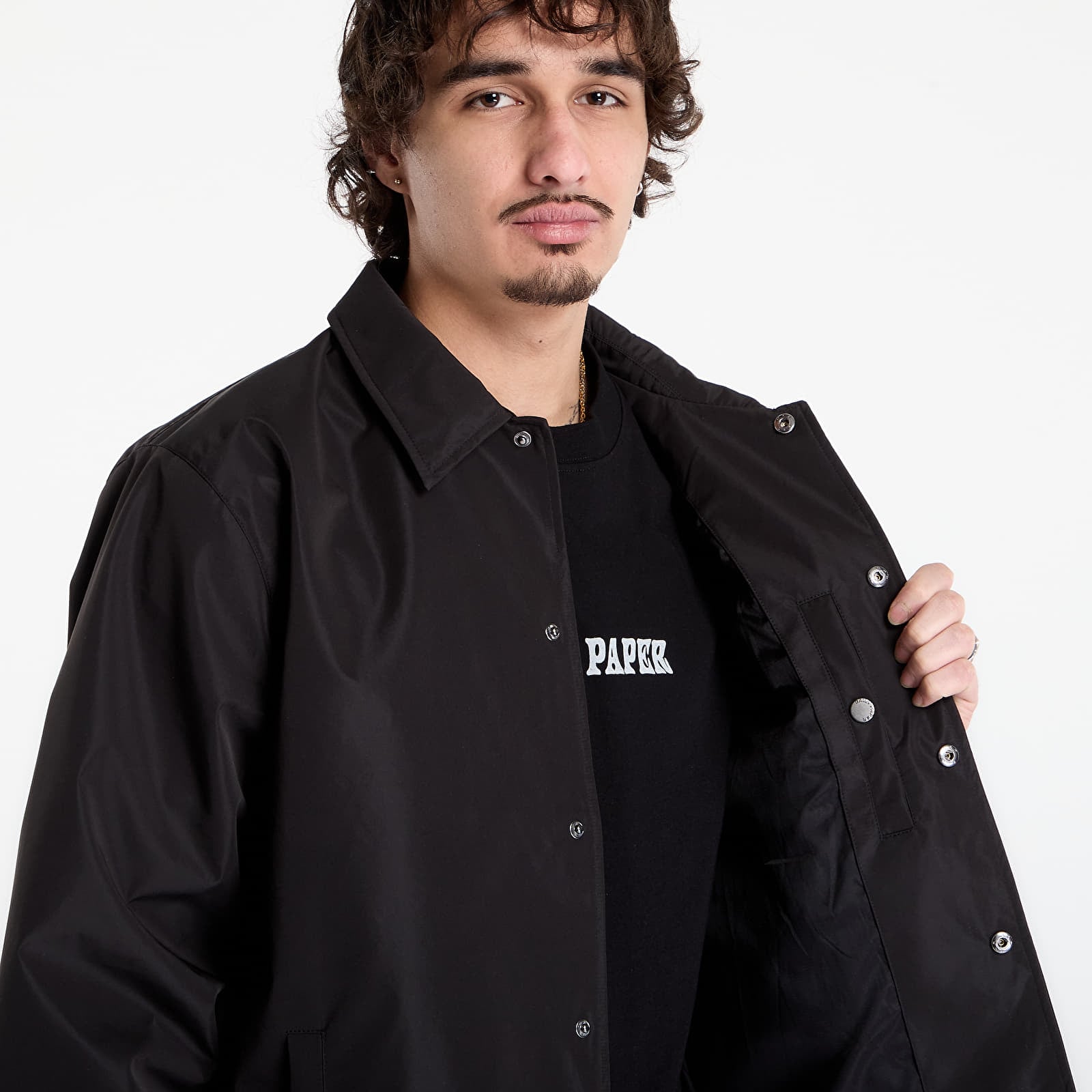 Якета Daily Paper Alias Dias Coach Jacket Black