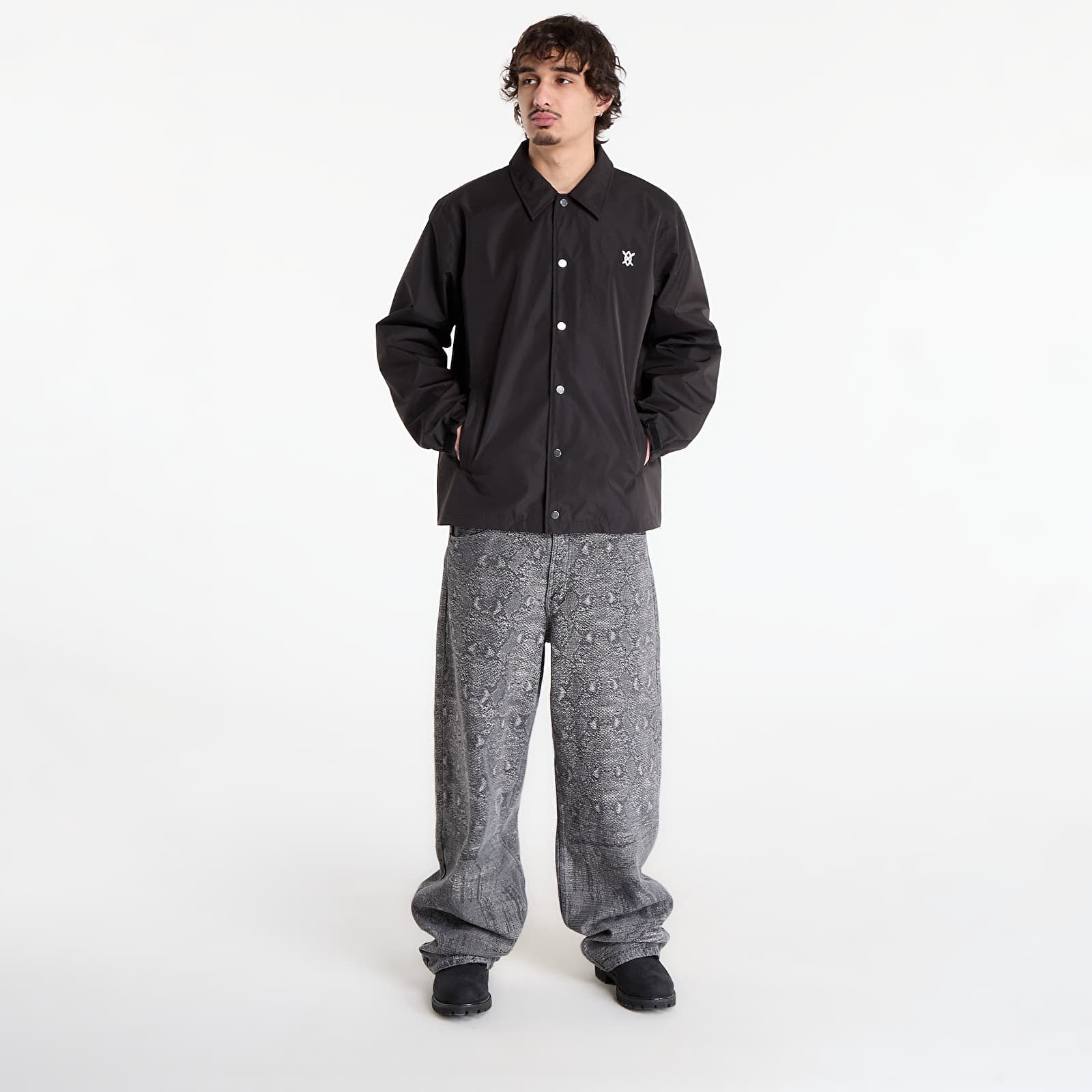 Якета Daily Paper Alias Dias Coach Jacket Black