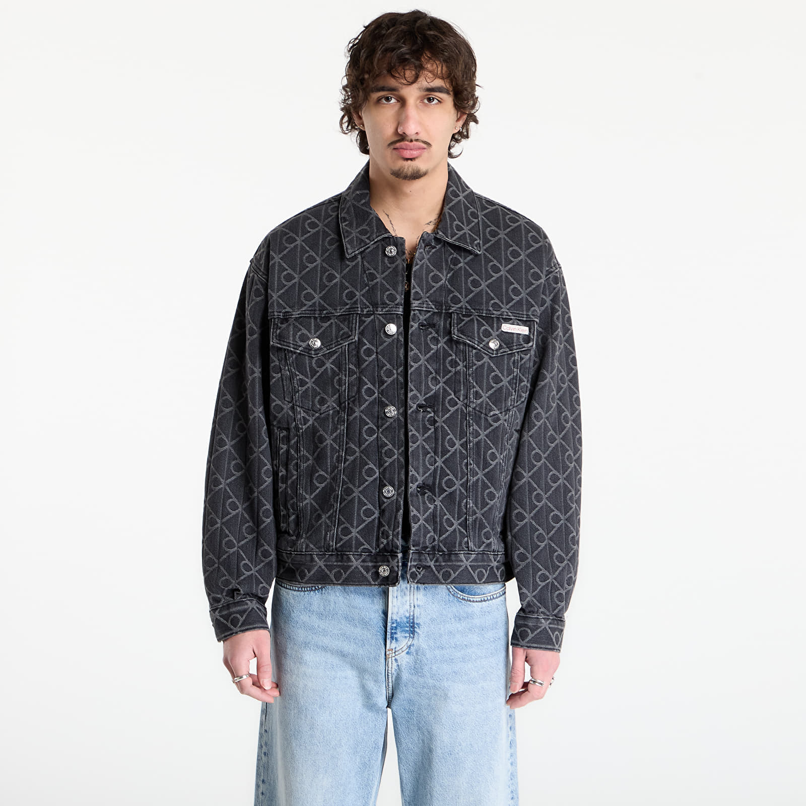 Jachetă Calvin Klein Jeans 90S Emblem Jacket Black M