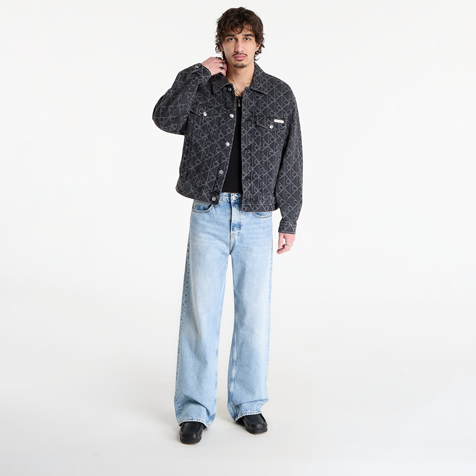 Pánske bundy Calvin Klein Jeans 90S Emblem Jacket Black