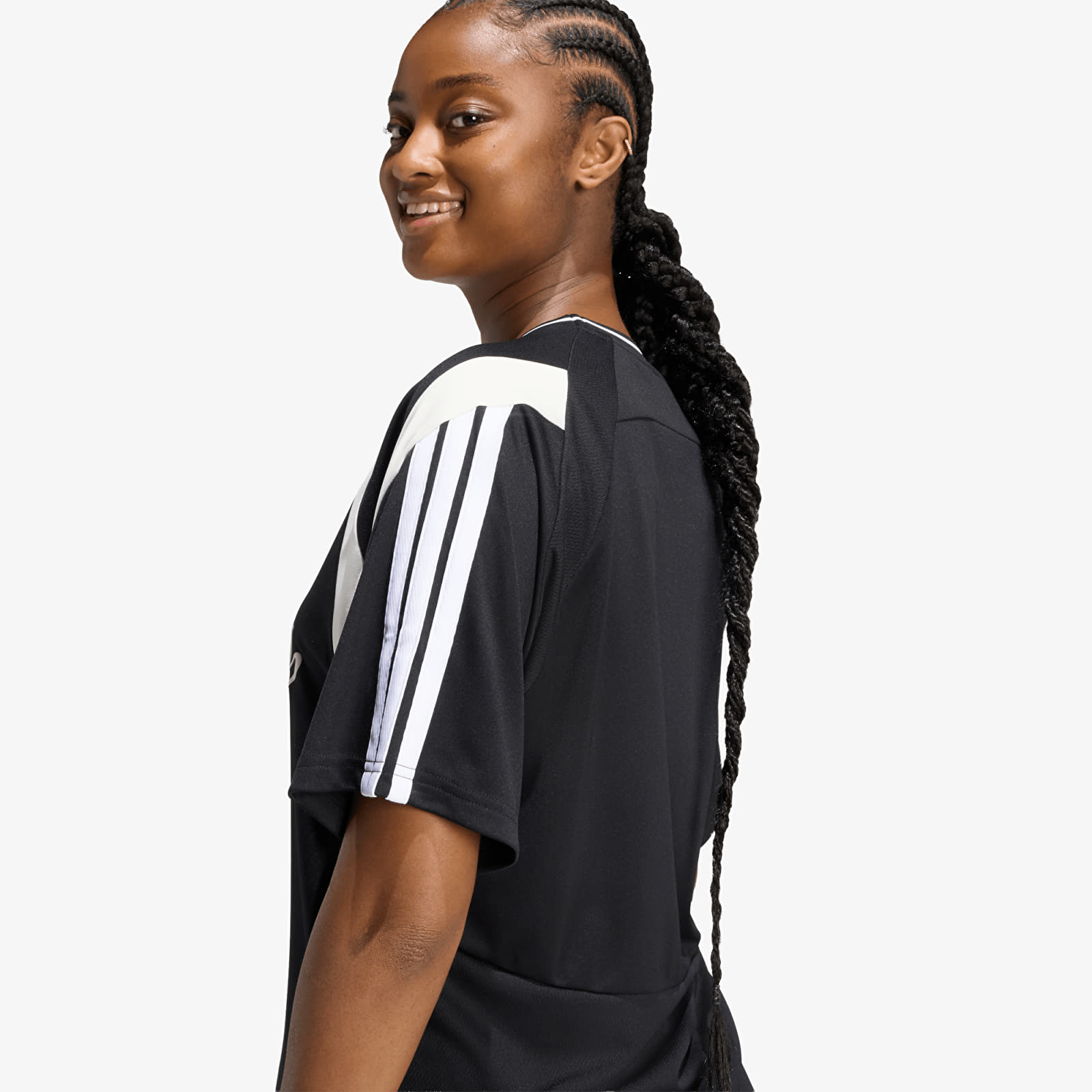 T-shirts adidas W Her Tee Black/ Off White/ White