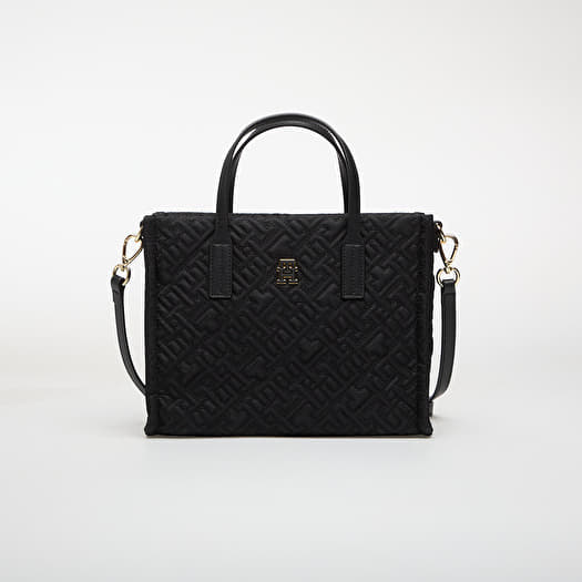 Tommy Hilfiger Th City Mini Tote Mono Nylon Black