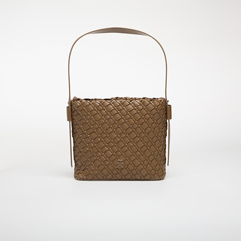 Tommy Hilfiger Th Braided Shoulder Bag Taupe