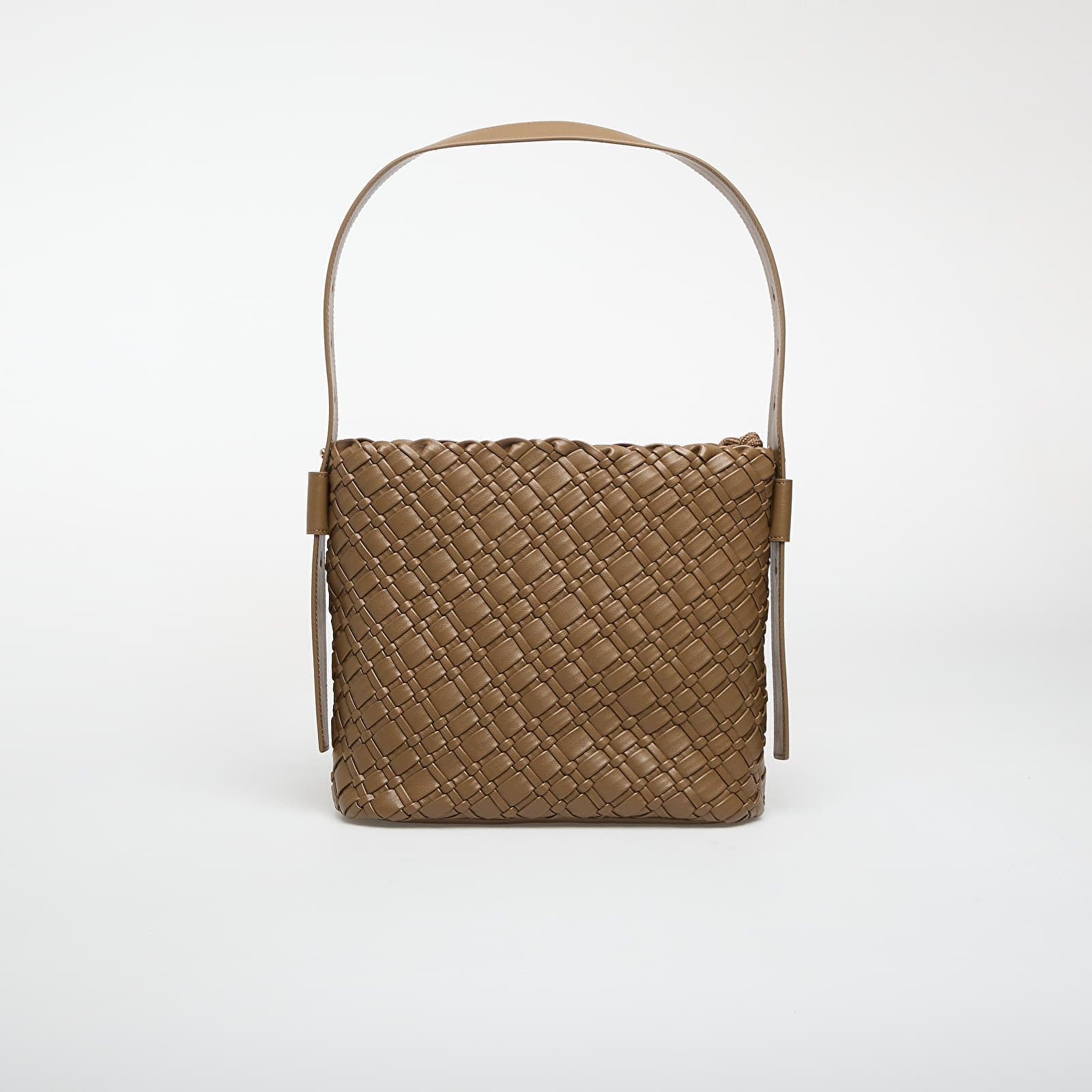 Handbags Tommy Hilfiger Th Braided Shoulder Bag Taupe