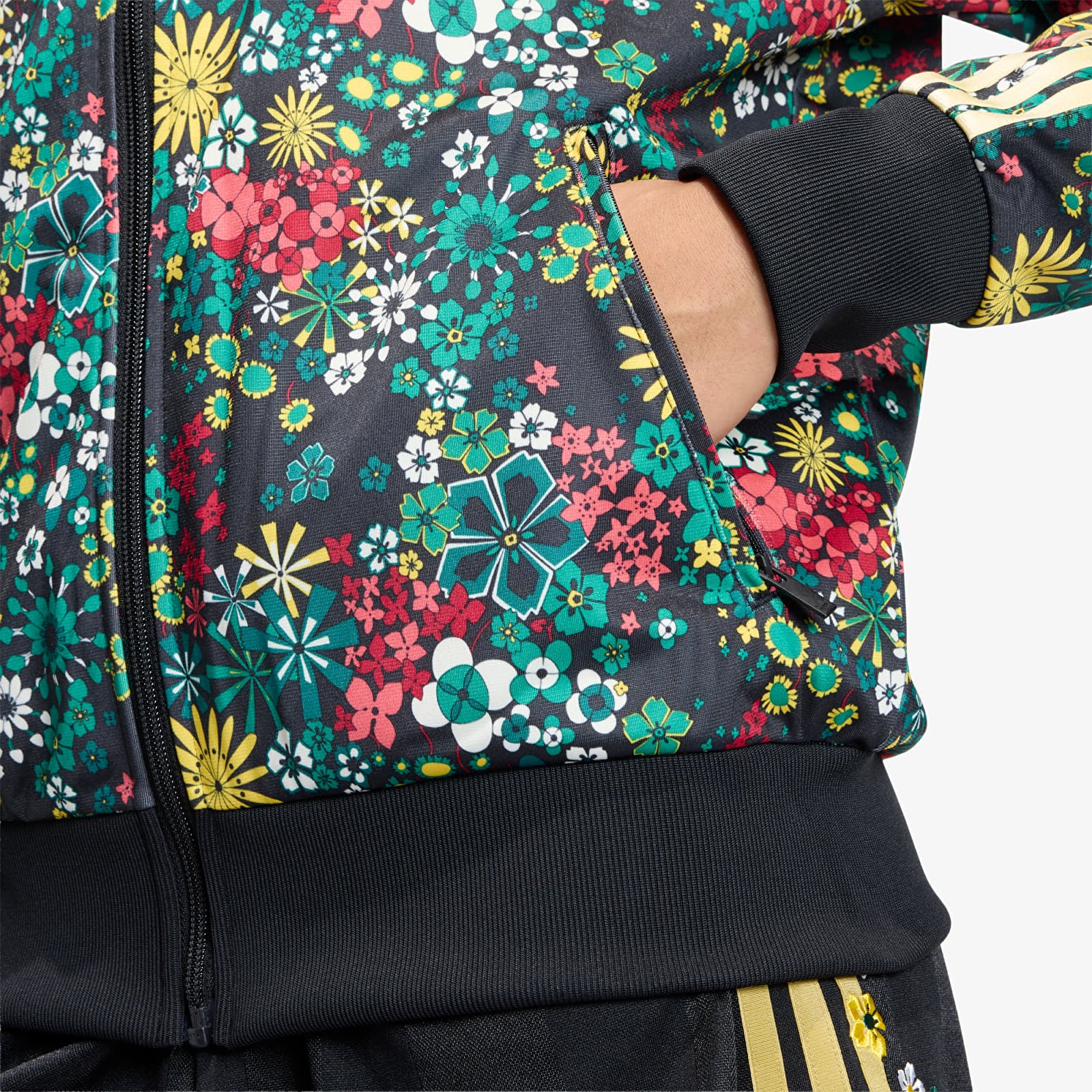 Толстовки та реглани adidas Firebird Tt Black/ Bright Green/ Cgreen/ Eqtyel