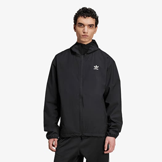 Dzseki adidas Trefoil Essentials Woven Jacket Black