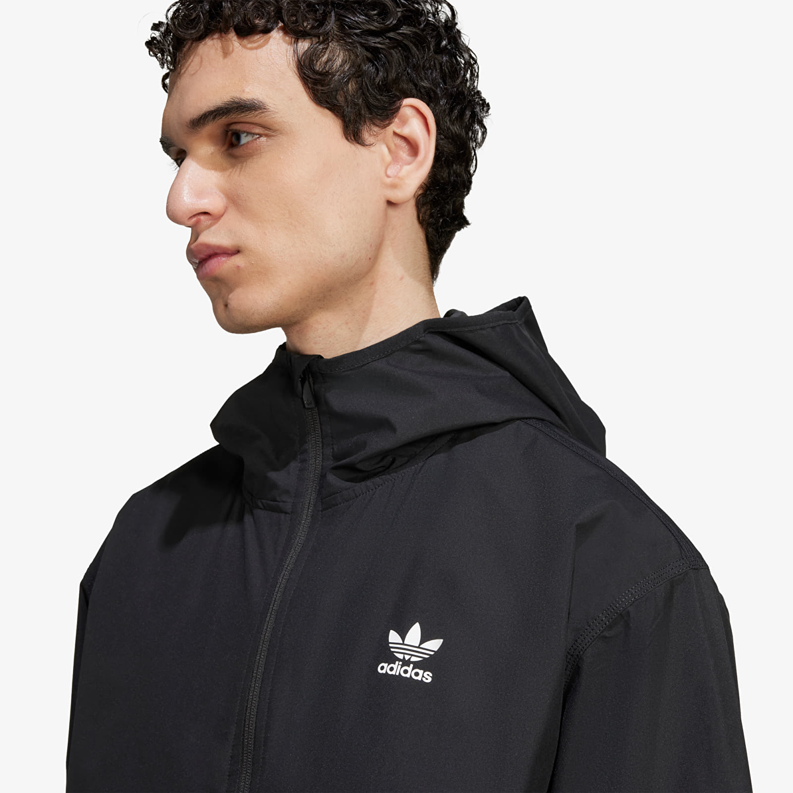 Giacche adidas Trefoil Essentials Woven Jacket Black