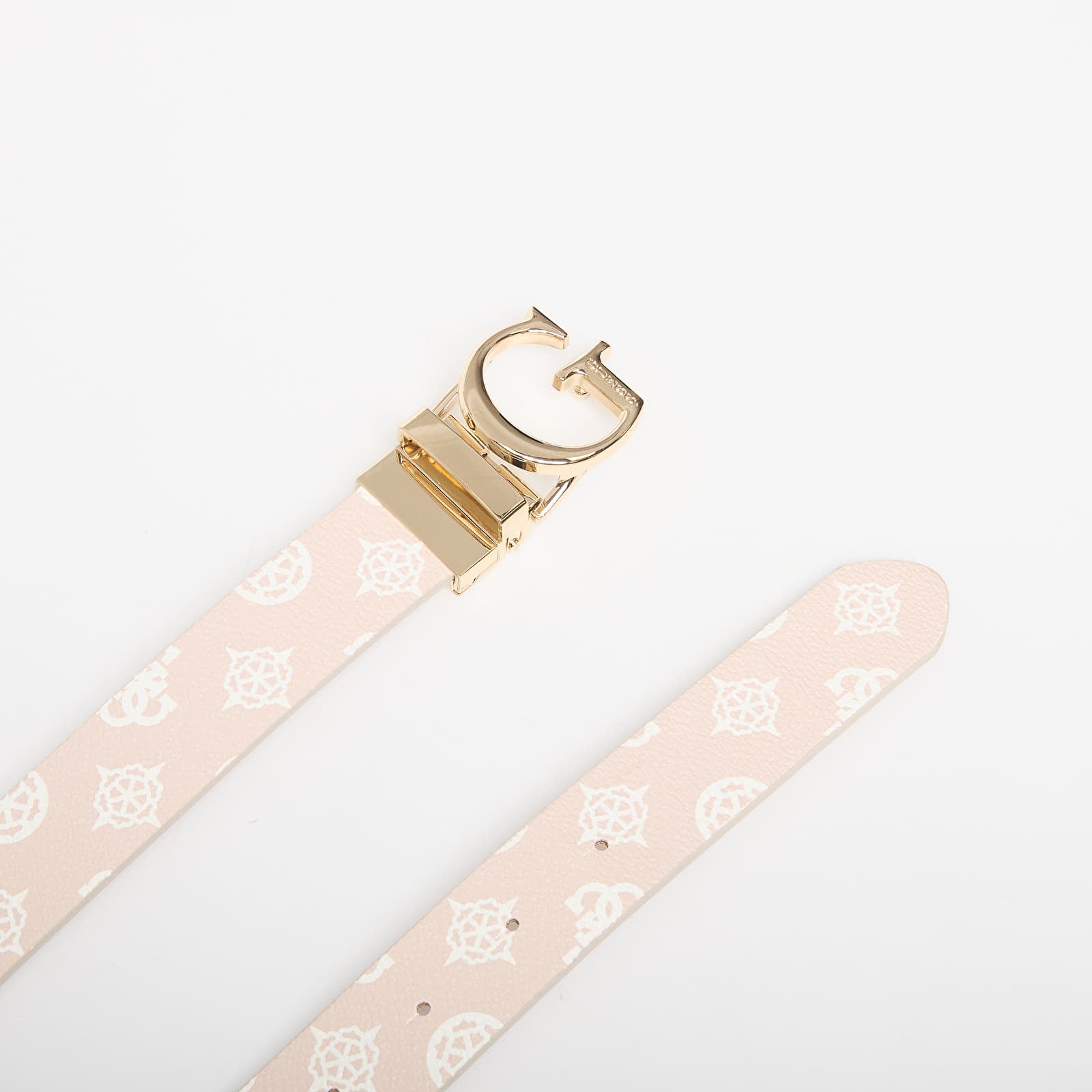 Ceintures GUESS Erica Rev & Adj Pant Belt Old Pink/ White