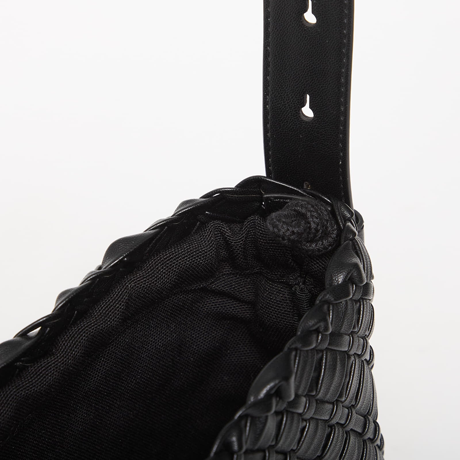 Handbags Tommy Hilfiger Th Braided Shoulder Bag Black