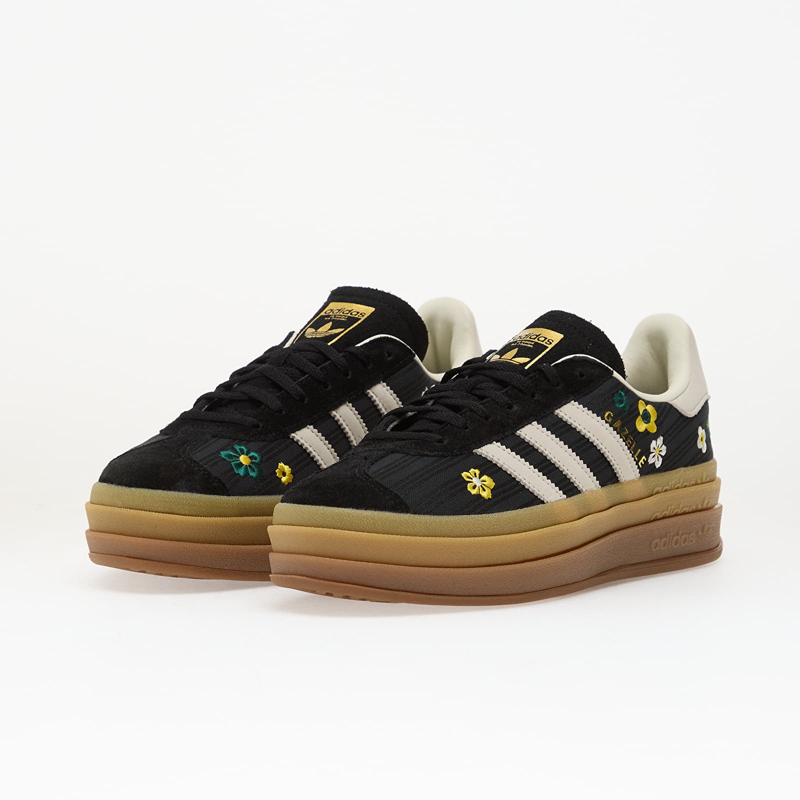 Sneakers och skor för kvinnor adidas Gazelle Bold W Core Black/ Off White/ Eqtyel