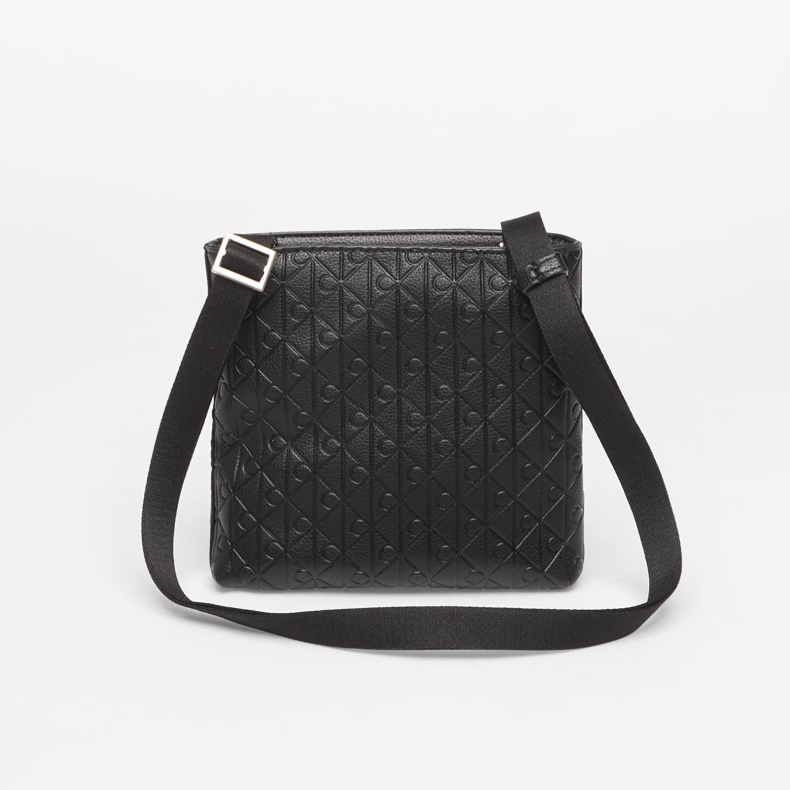 Sacs à bandoulière Calvin Klein Emblem Aop Emboss Flatpack Black