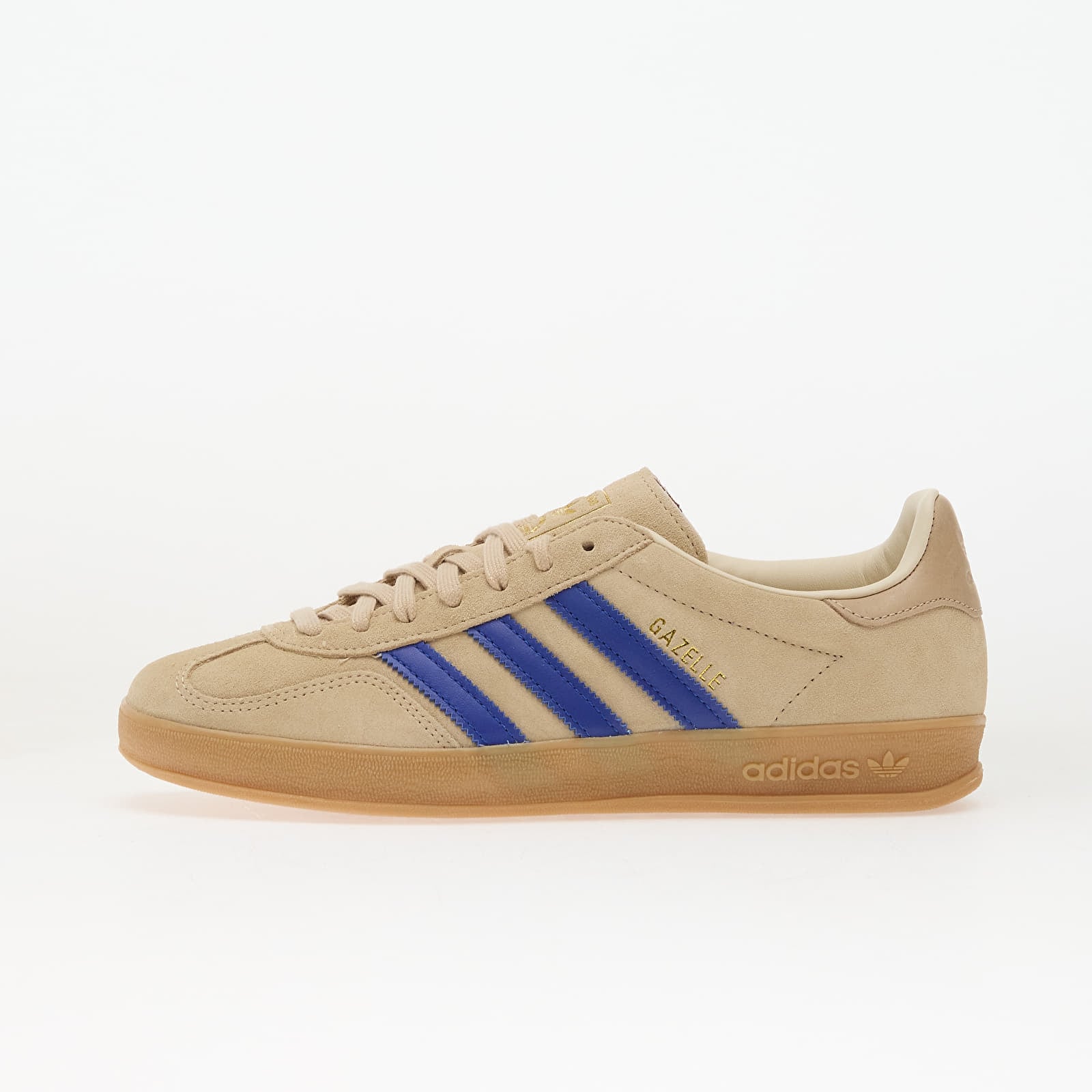Men's sneakers and shoes adidas Gazelle Indoor Magic Beige/ Royal Blue/ Wonder White