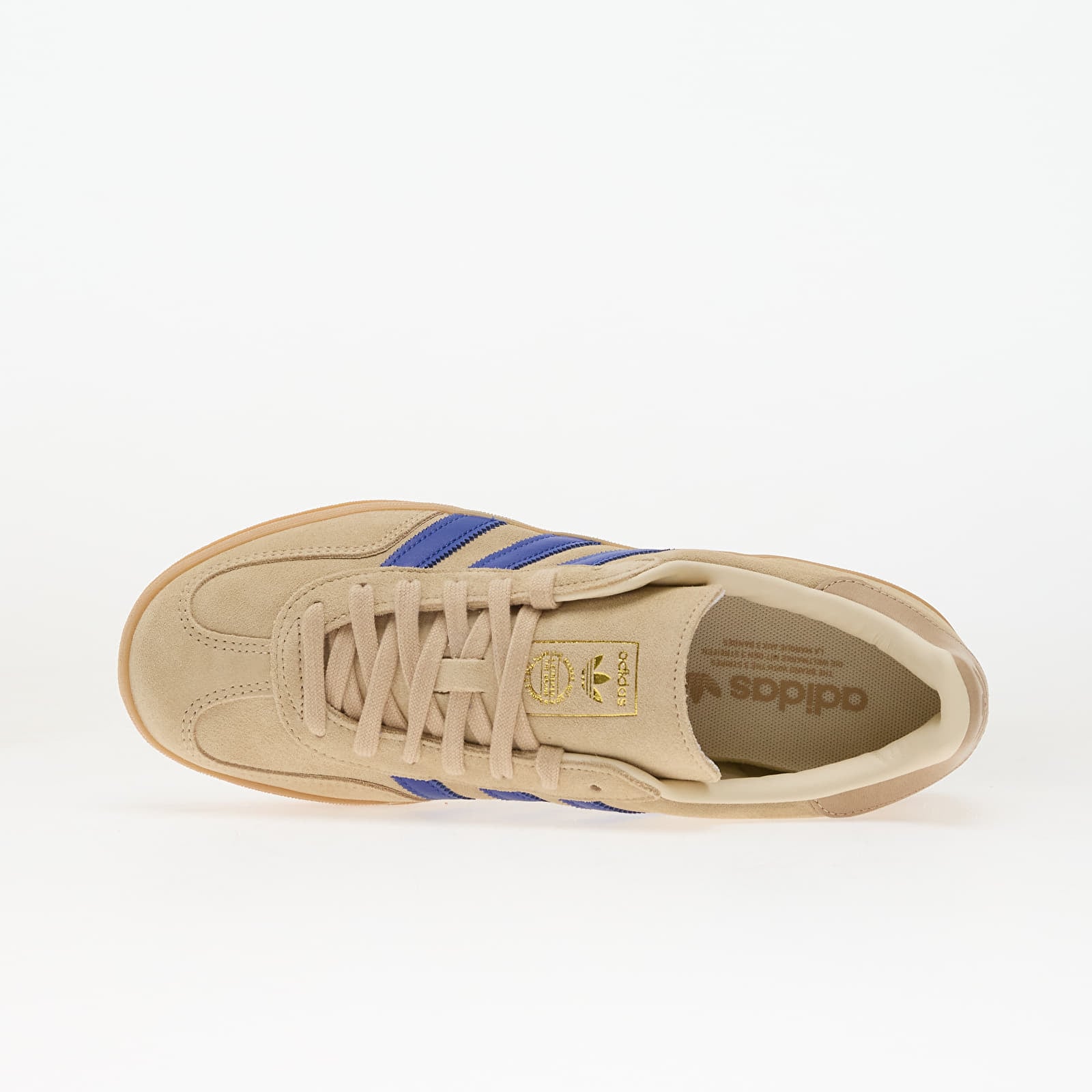 Men's sneakers and shoes adidas Gazelle Indoor Magic Beige/ Royal Blue/ Wonder White