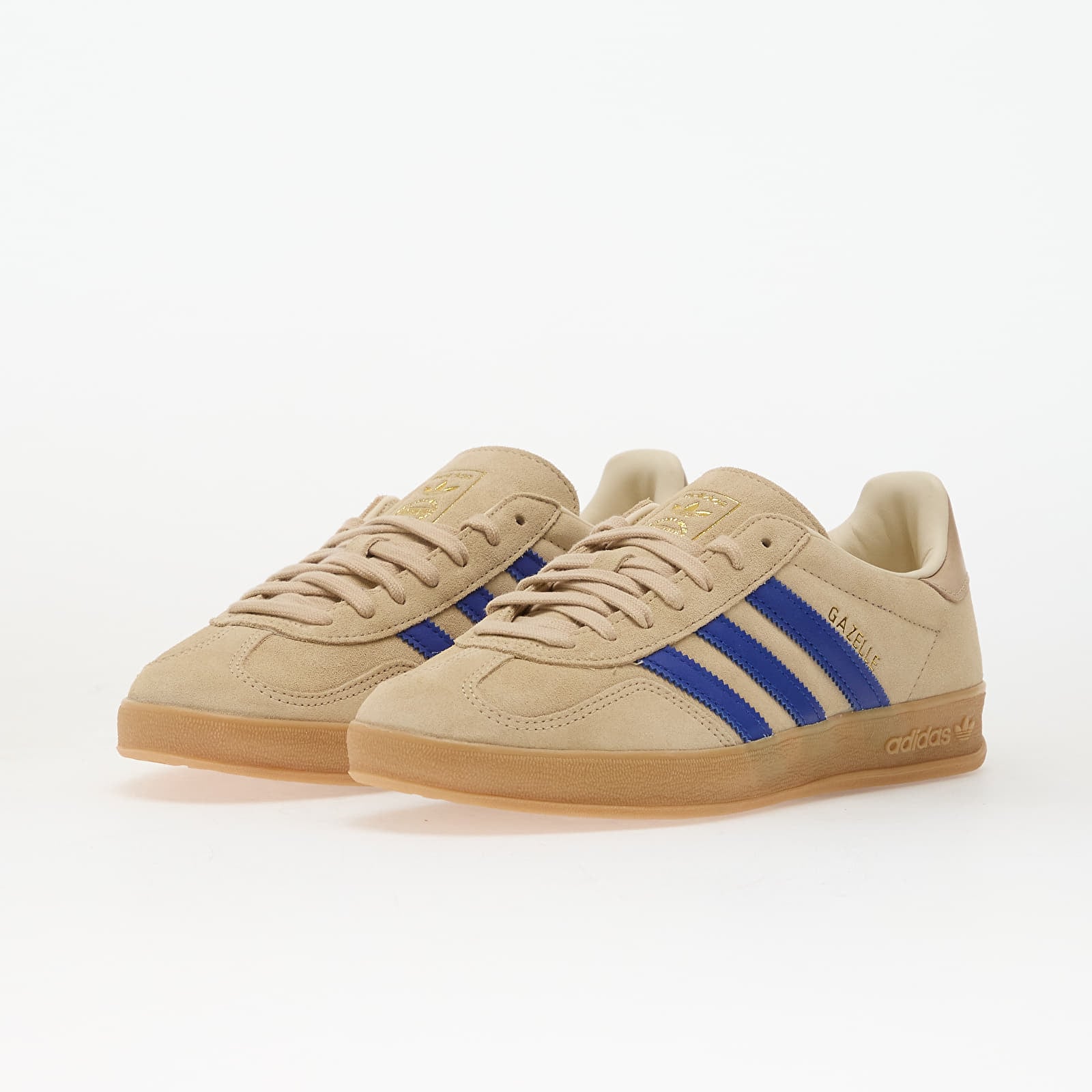 Men's sneakers and shoes adidas Gazelle Indoor Magic Beige/ Royal Blue/ Wonder White