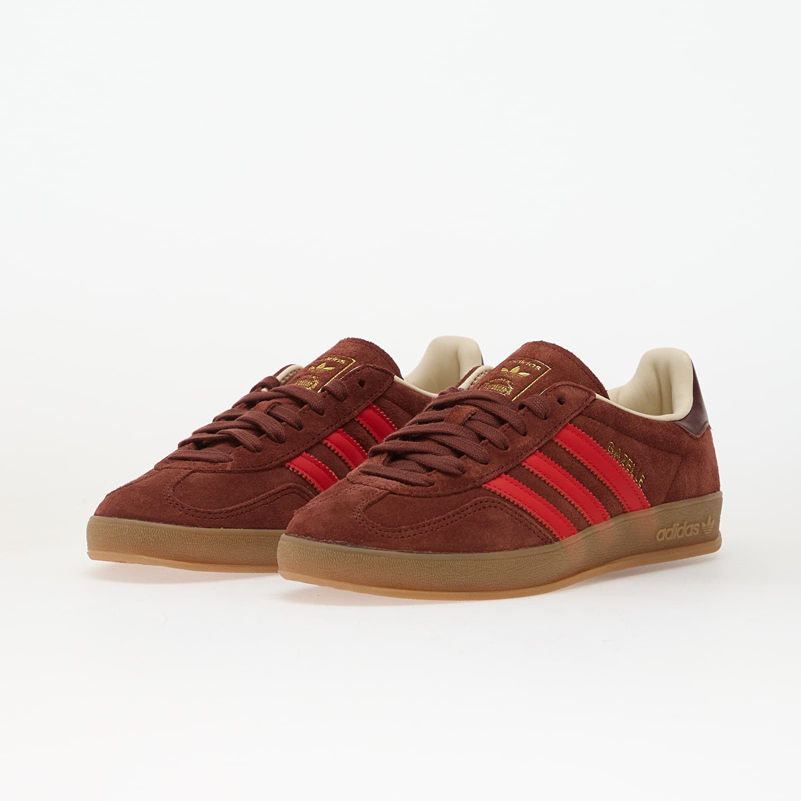 Men's sneakers and shoes adidas Gazelle Indoor Fox Brown/ Red/ Gum4