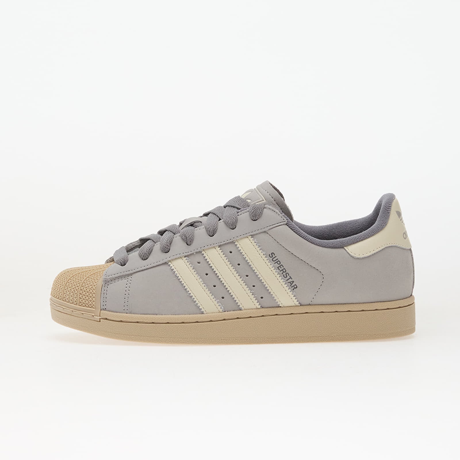 Men's sneakers and shoes adidas Superstar II Grey Two/ Off White/ Stokha