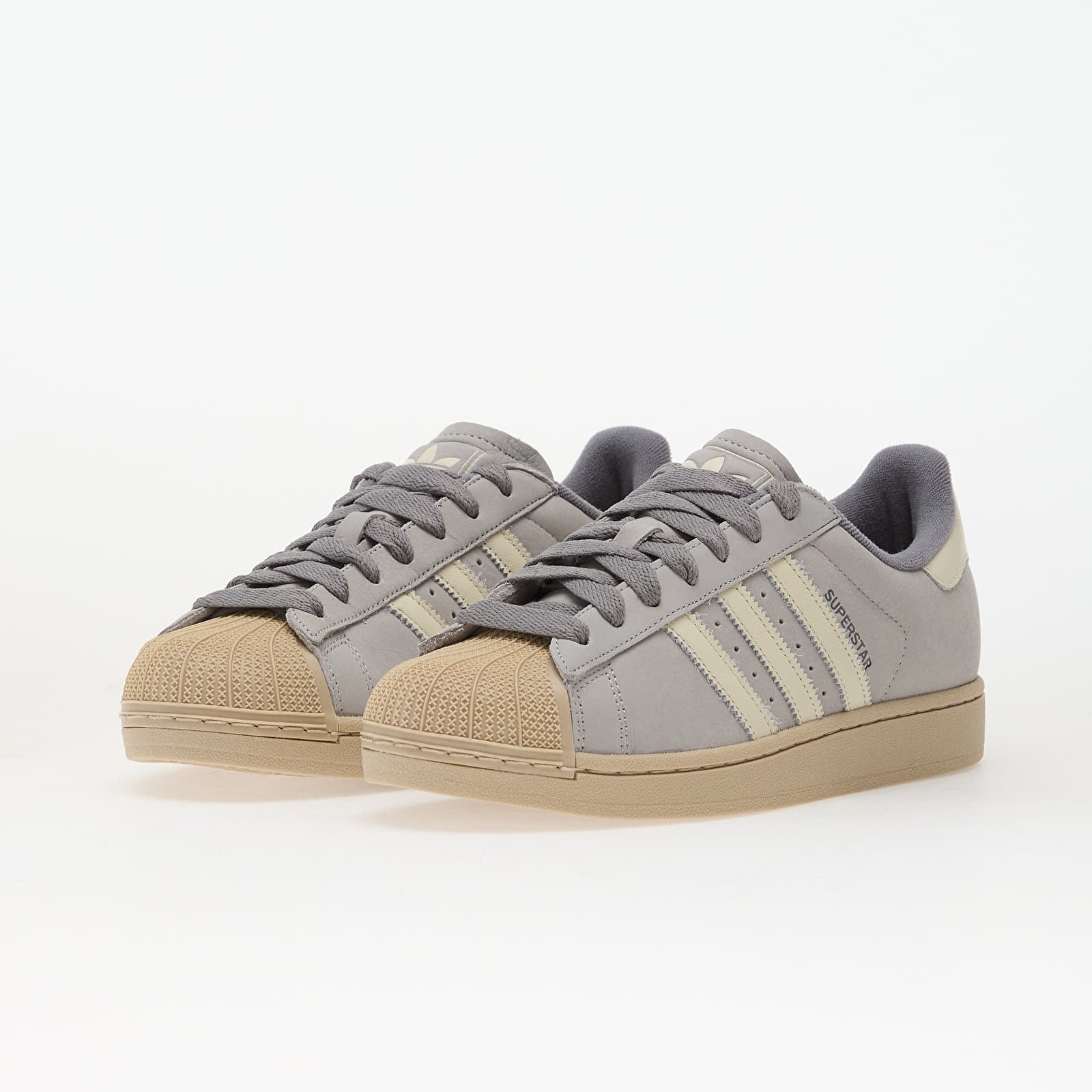 Men's sneakers and shoes adidas Superstar II Grey Two/ Off White/ Stokha