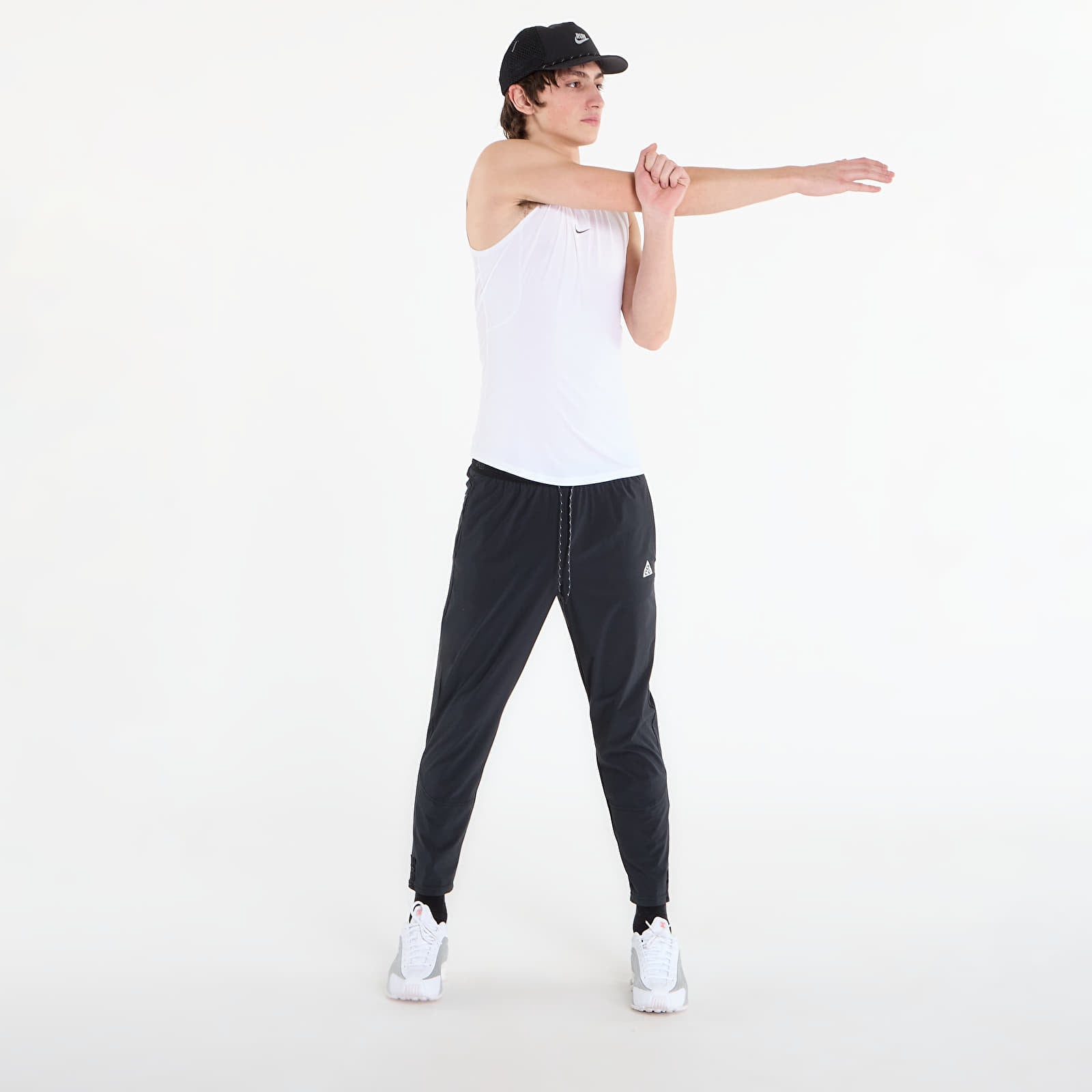 Tank Tops Nike Pro Men's Dri-FIT Tight Sleeveless Fitness Top White/ Black