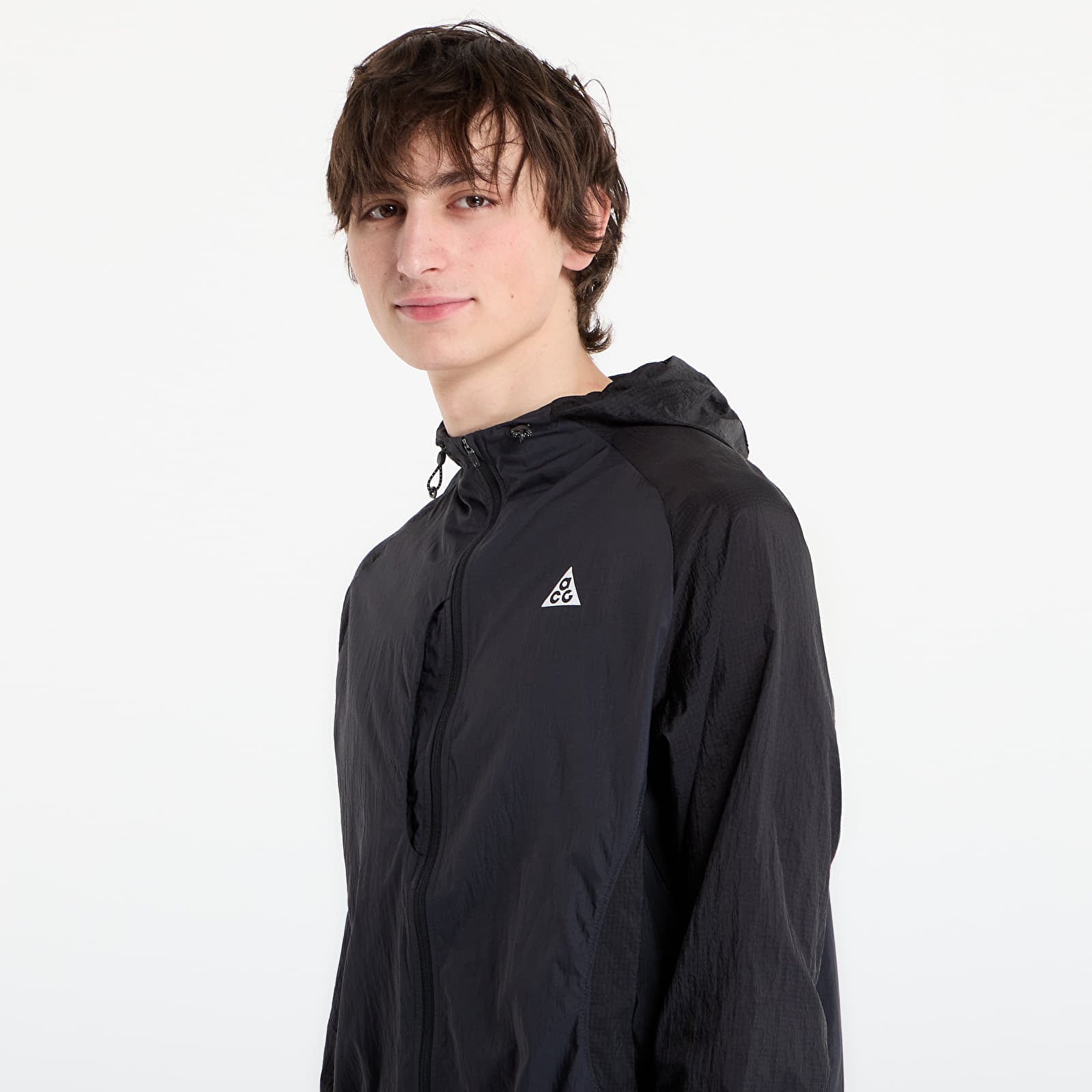 Giacche da uomo Nike ACG "Aireez" Men's Trail Running Jacket Black/ Black/ Summit White