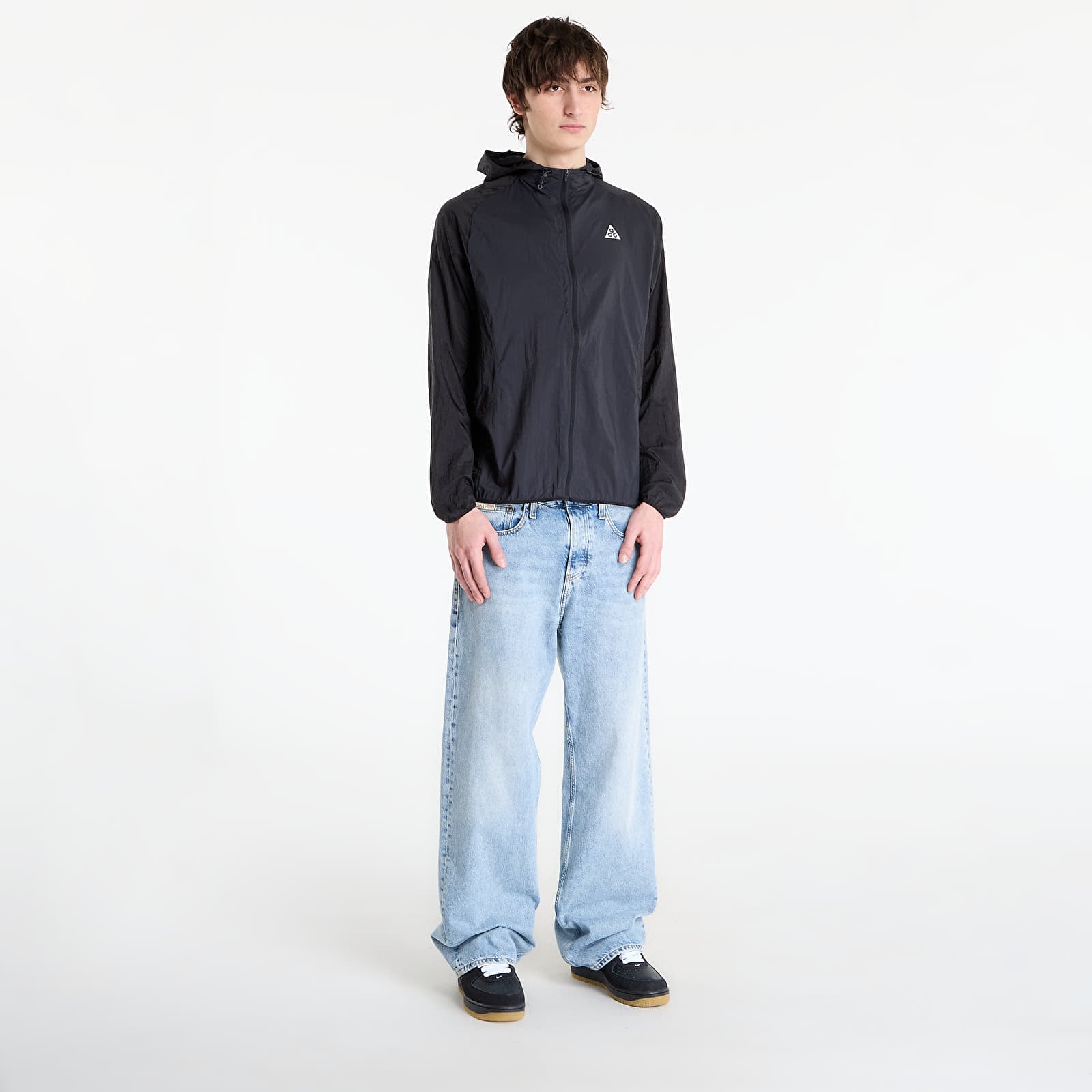 Giacche da uomo Nike ACG "Aireez" Men's Trail Running Jacket Black/ Black/ Summit White