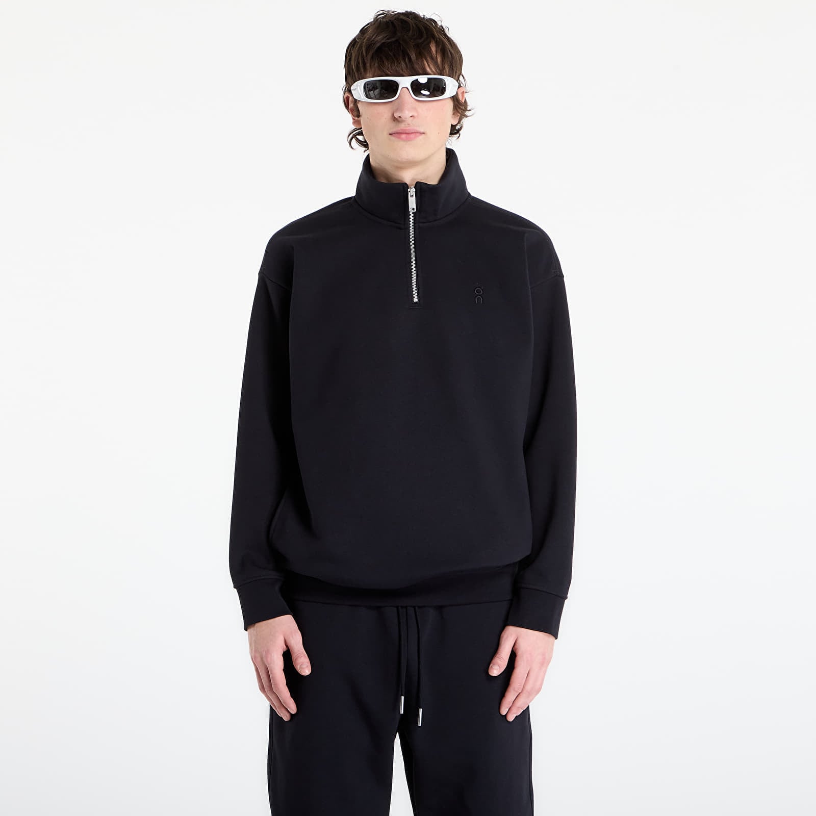 Sweatshirt On Club Collective 1/4 Zip Black S