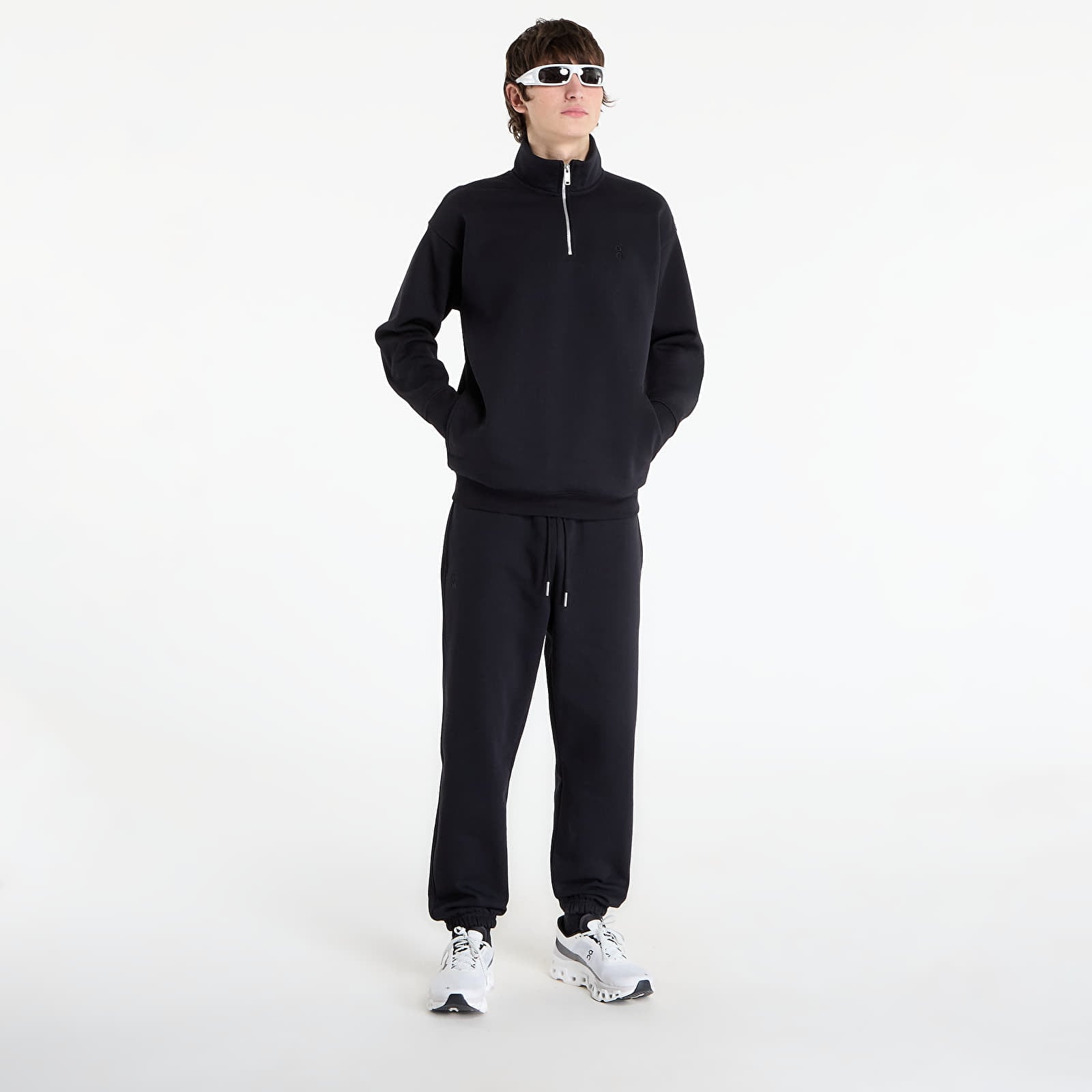 Herren-Sweatshirts On Club Collective 1/4 Zip Black