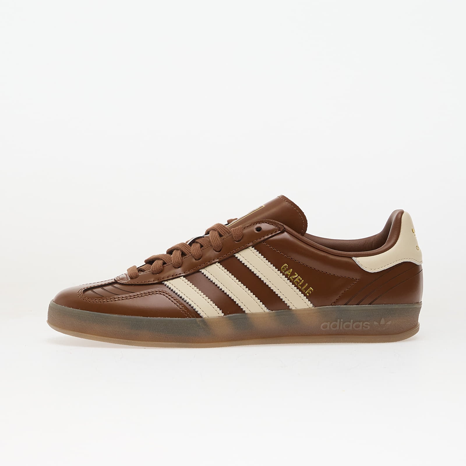 Pánské tenisky a boty adidas Gazelle Indoor Preloved Brown/ Wonder White/ Gum5