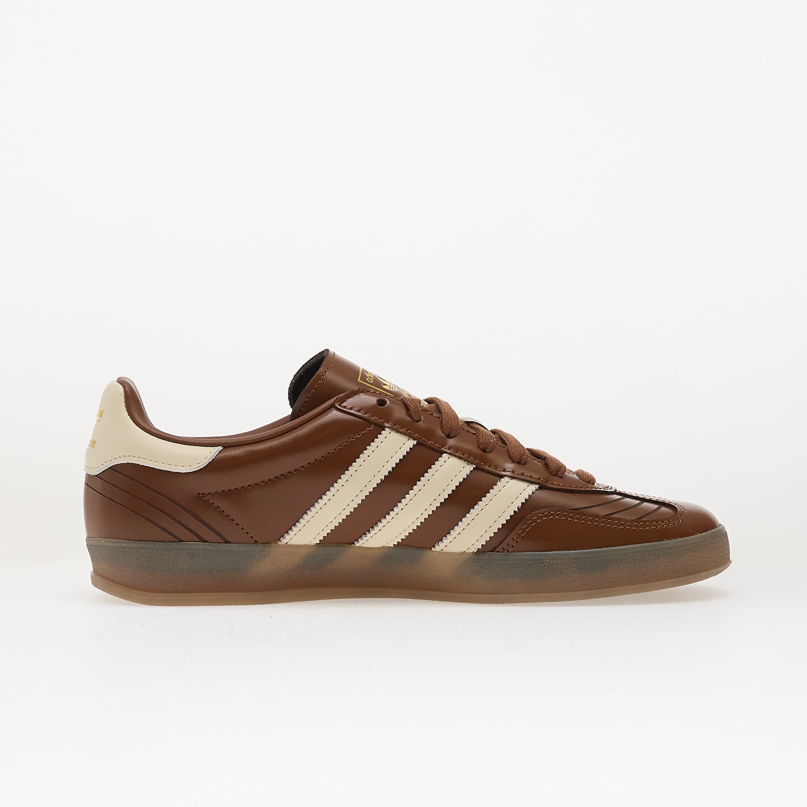 Pánské tenisky a boty adidas Gazelle Indoor Preloved Brown/ Wonder White/ Gum5