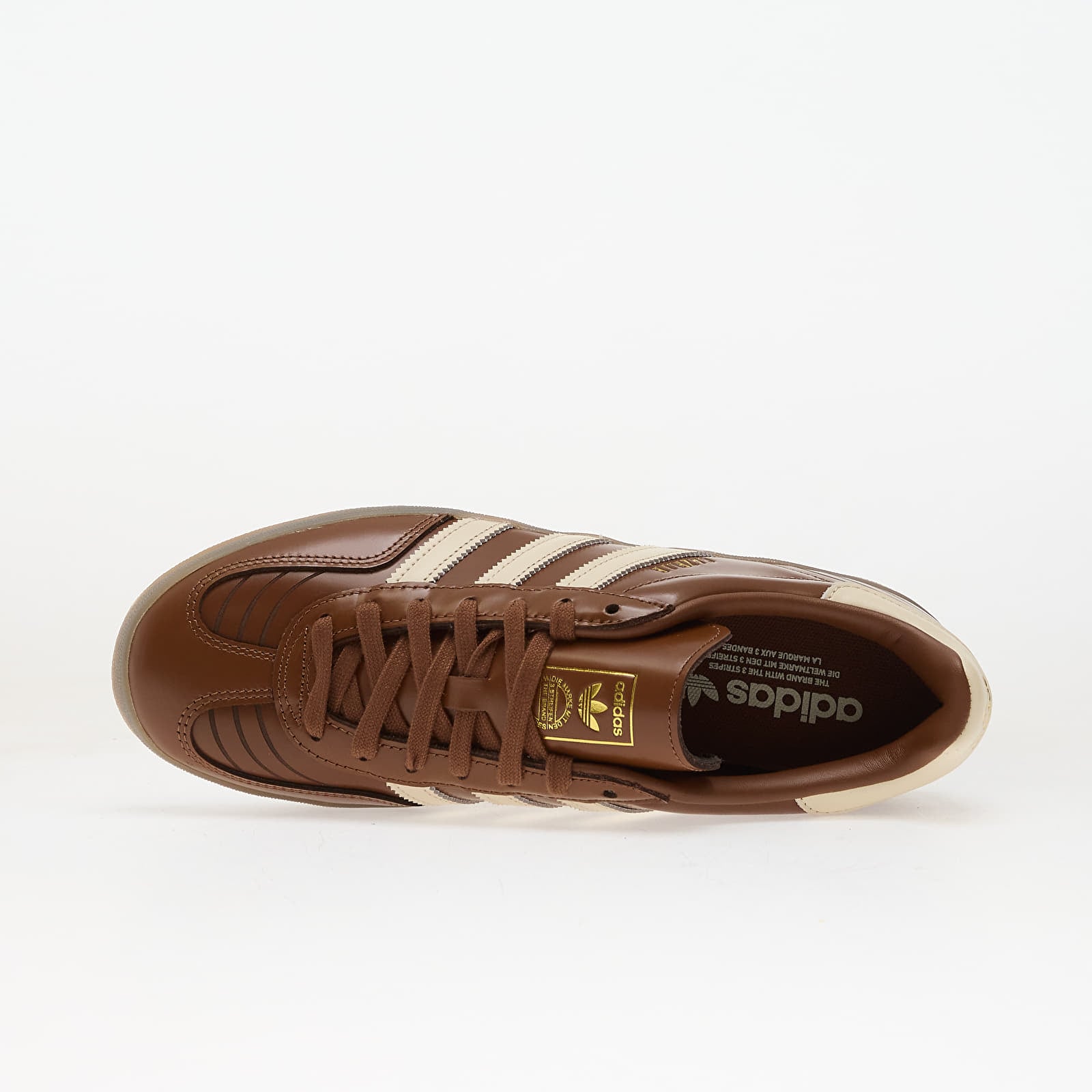 Pánské tenisky a boty adidas Gazelle Indoor Preloved Brown/ Wonder White/ Gum5